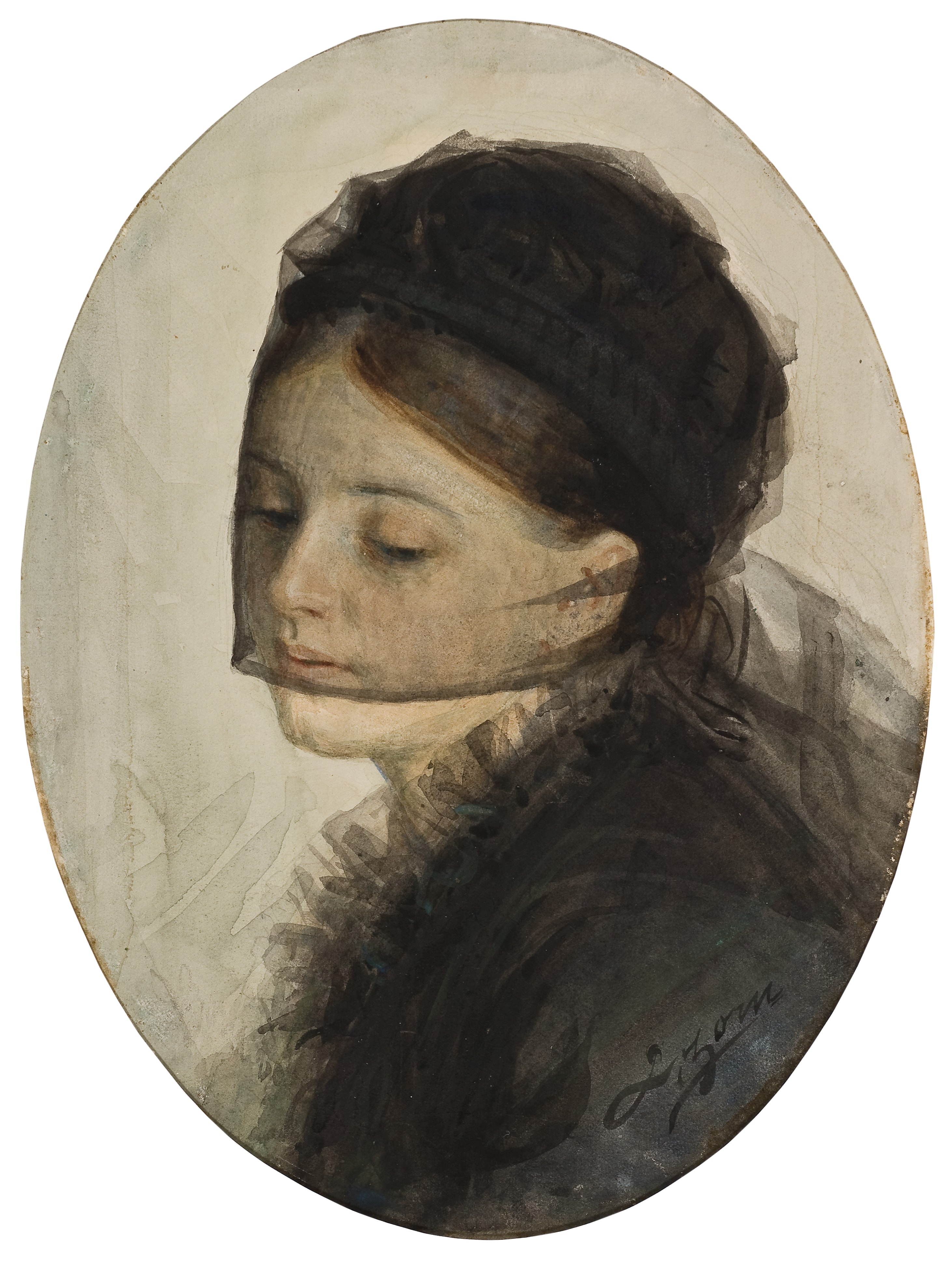 In Mourning by Anders Zorn