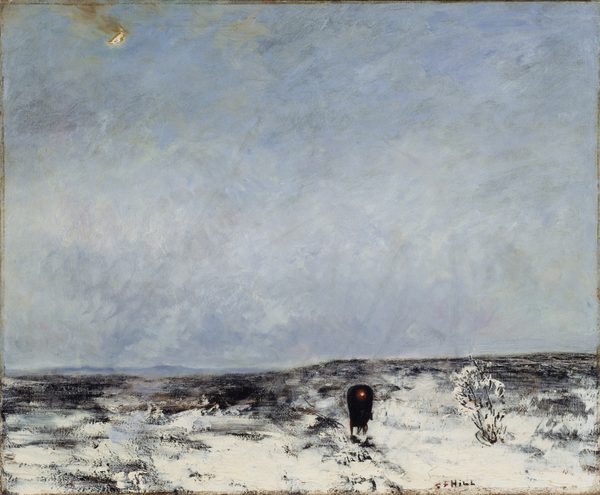 Moorland with carriage by Carl Fredrik Hill