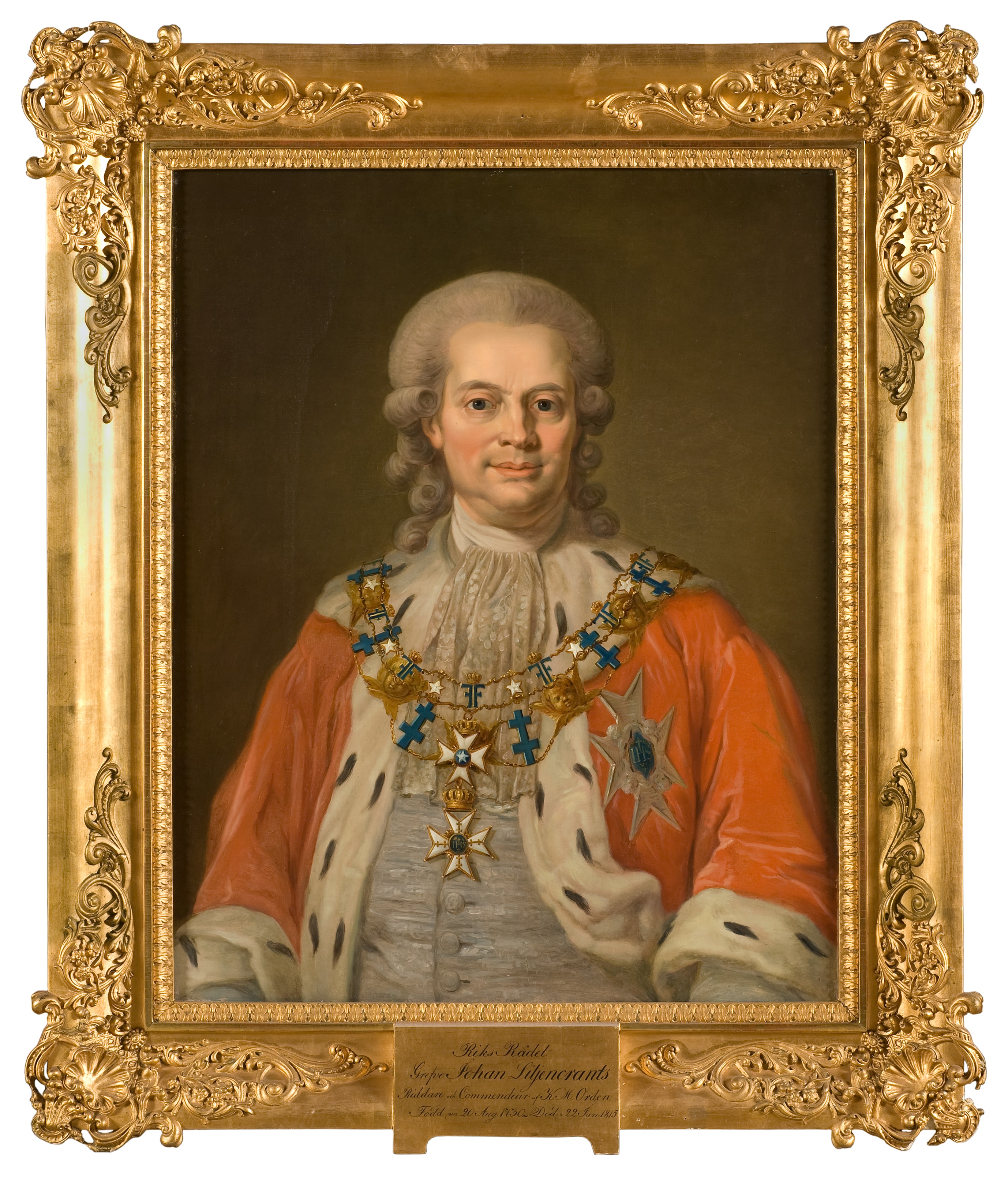 Johan Liljencrantz, 1730-1815, greve by Lorens Pasch the Younger