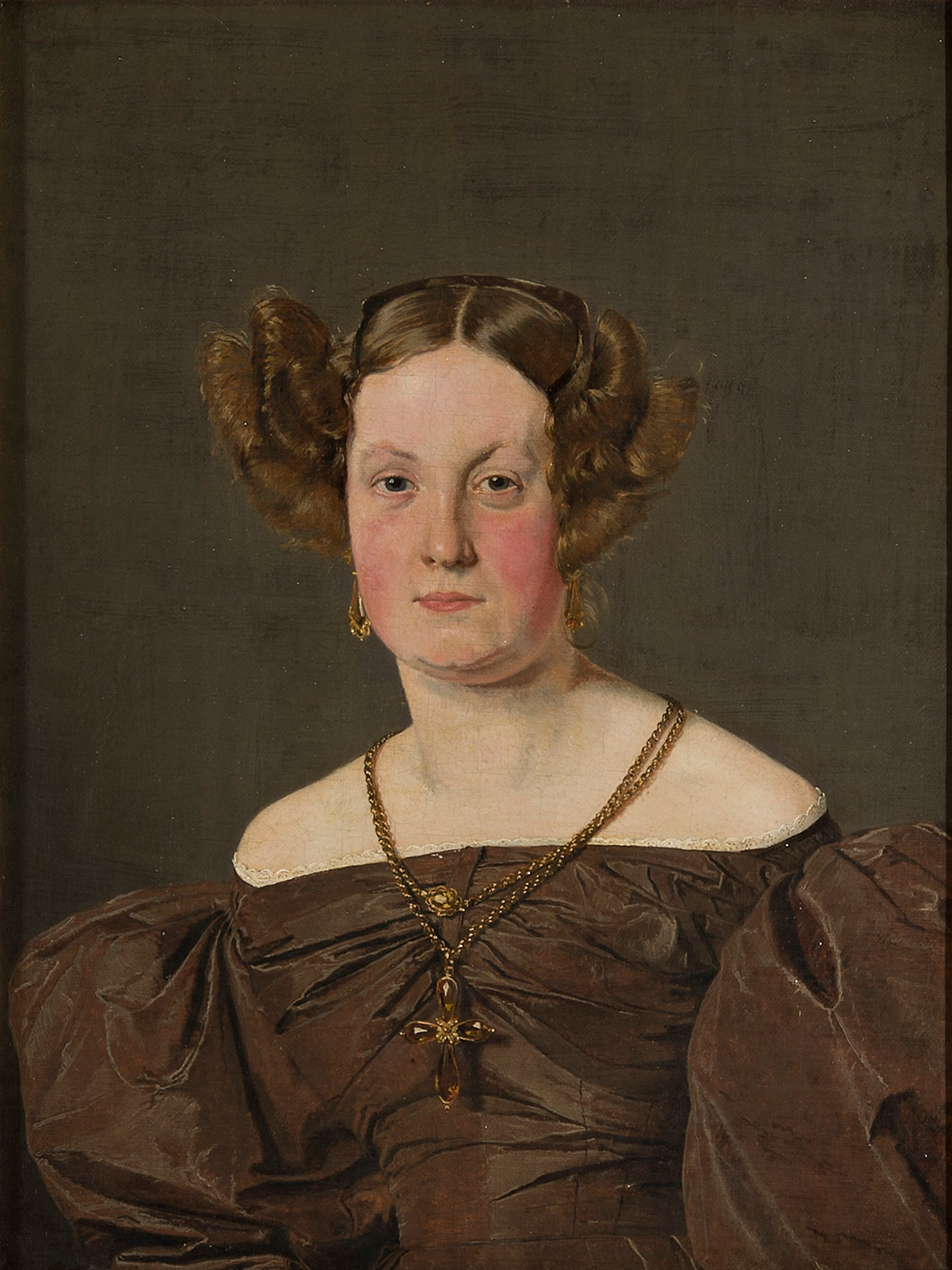Mrs Th Petersen, née Roepstorff by Christen Købke