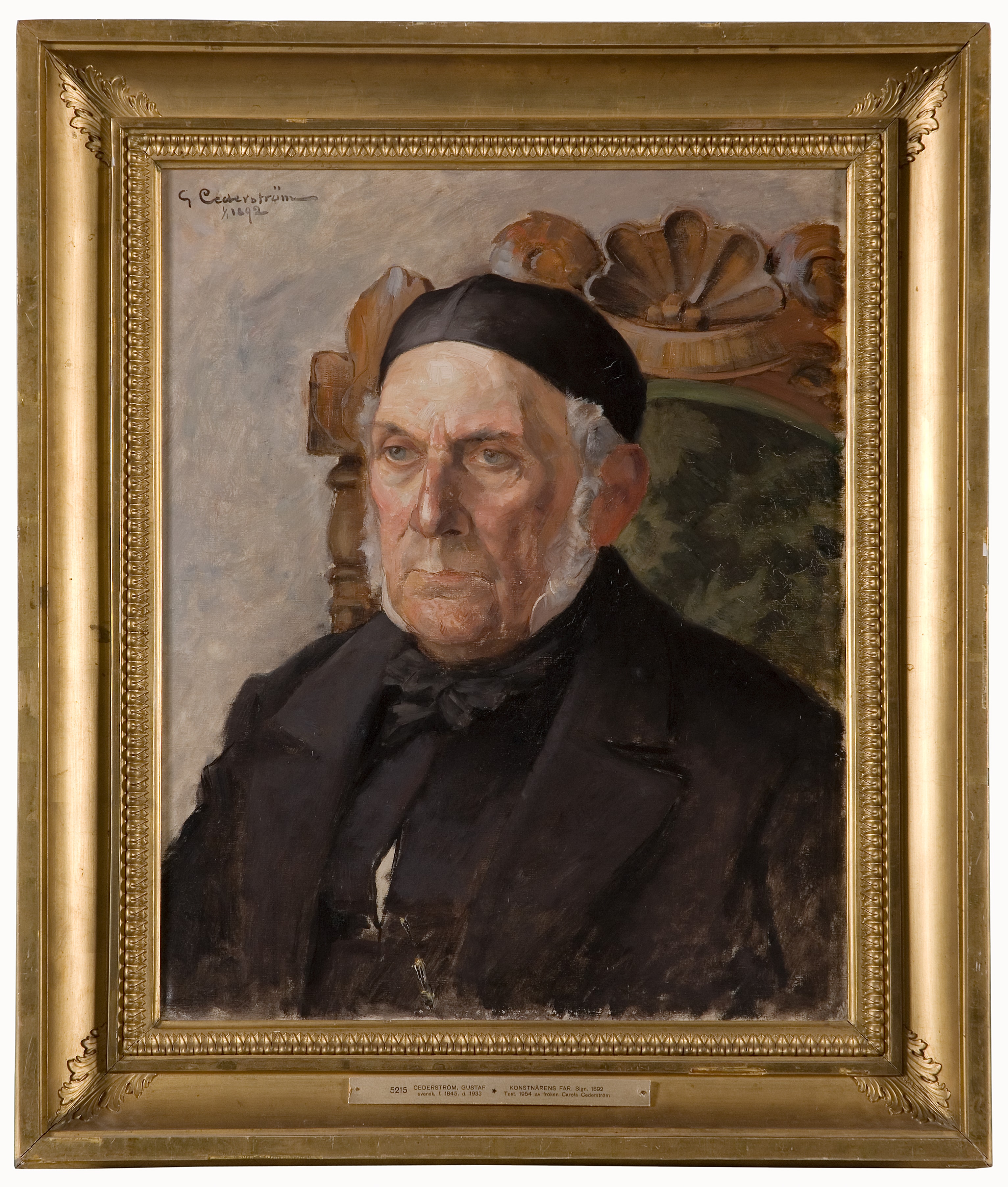 Karl Emanuel Cederström, 1804-1892 by Gustaf Cederström