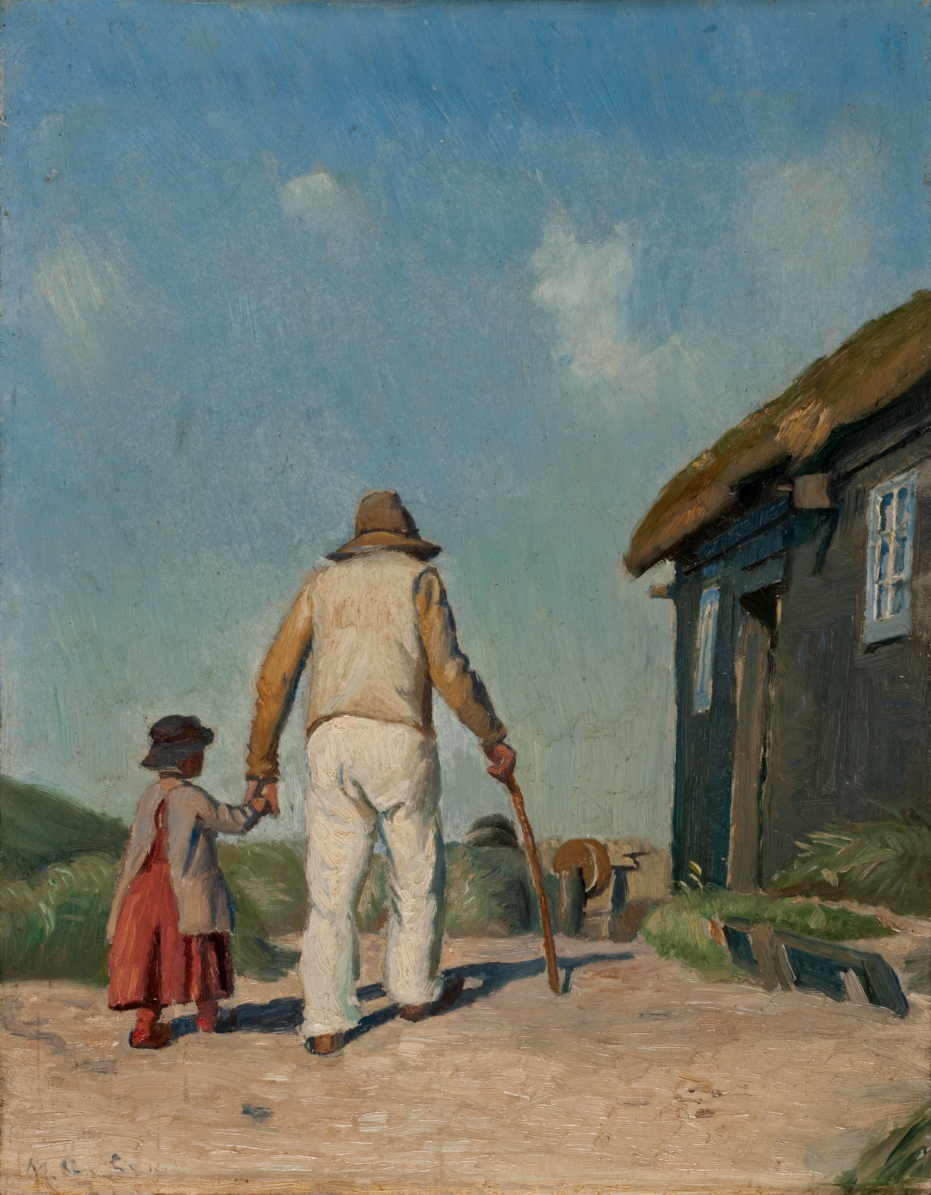 Blind Christian. Study by Michael Ancher
