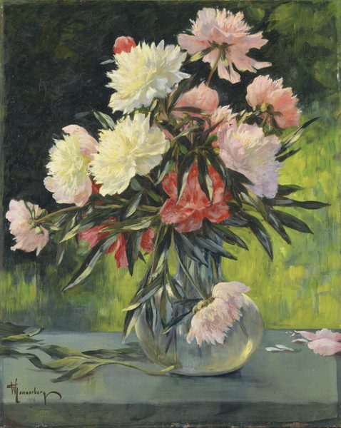 Peonies by Gunnar Gunnarsson Wennerberg