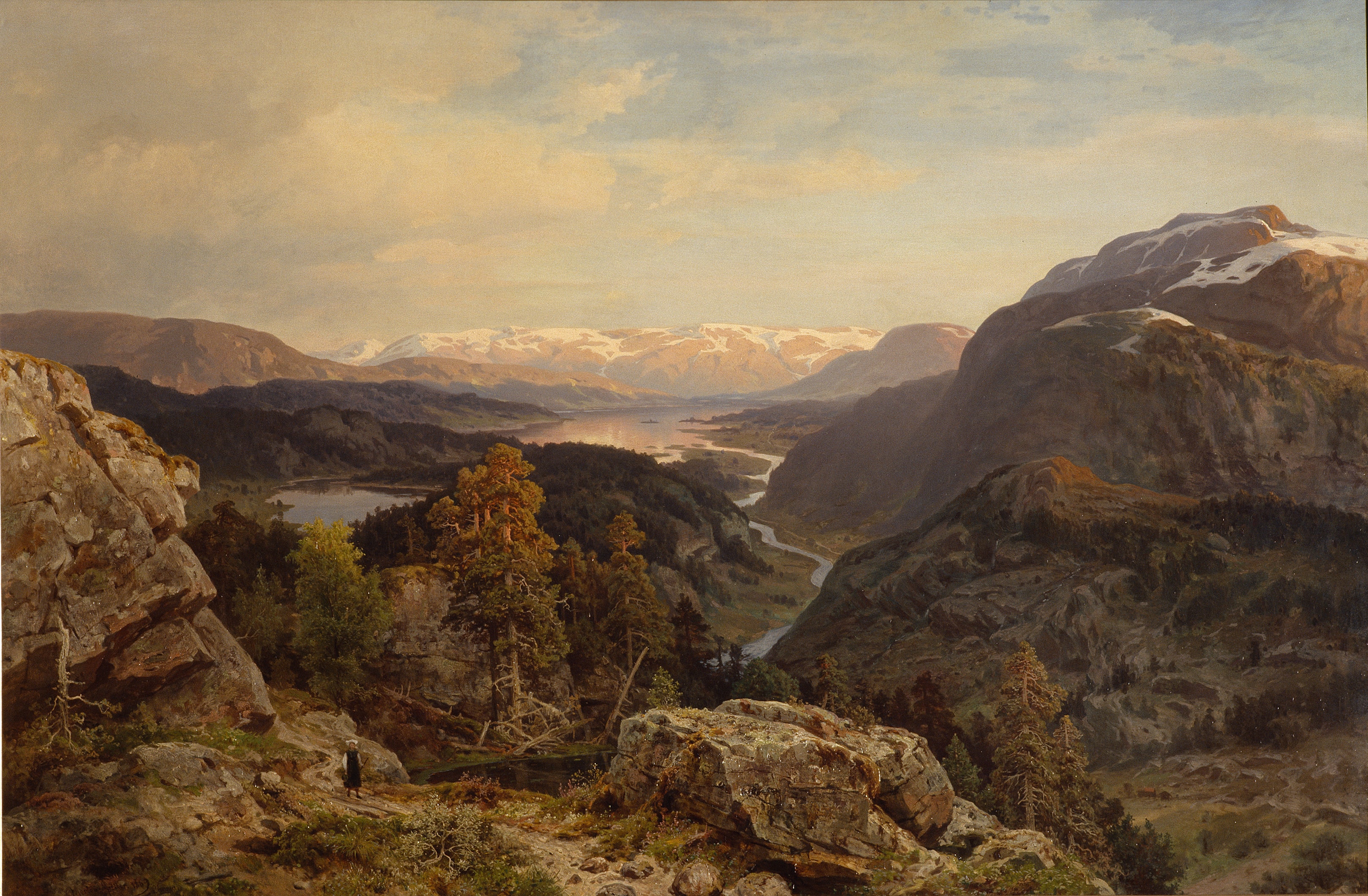 Evening in the Norwegian Mountains by Morten Müller