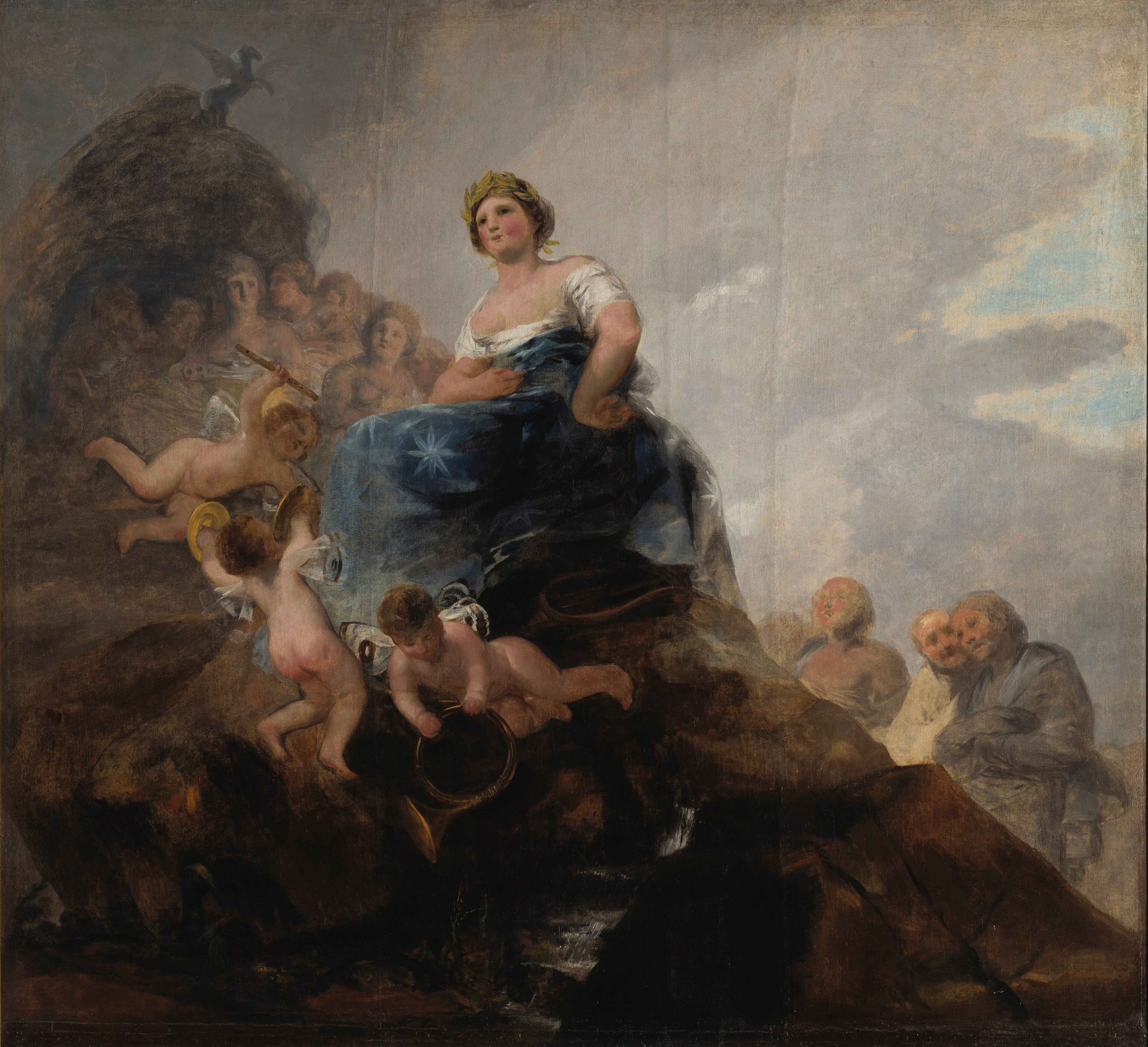 Poetry and Poets by Francisco Goya