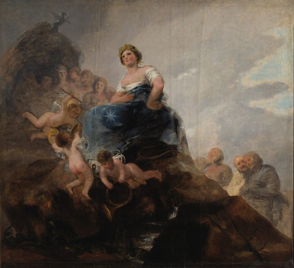 Poetry and Poets by Francisco Goya