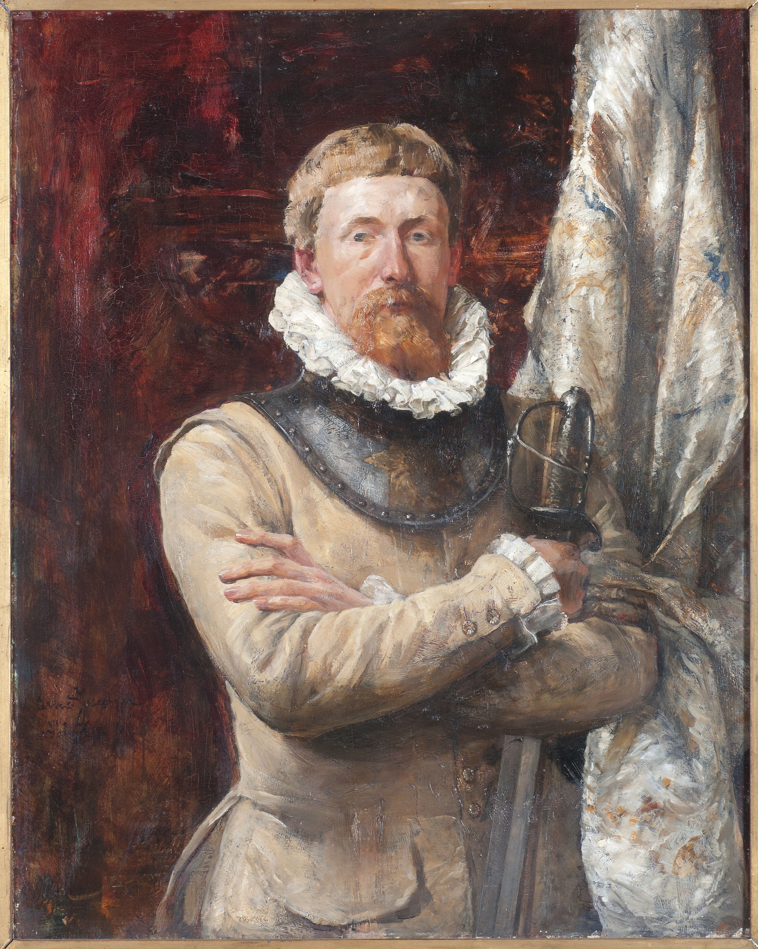 Hugo Birger, the Artist, as a Mercenary by Ernst Josephson