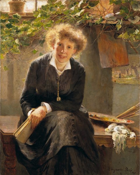 The Artist Jeanna Bauck by Bertha Wegmann