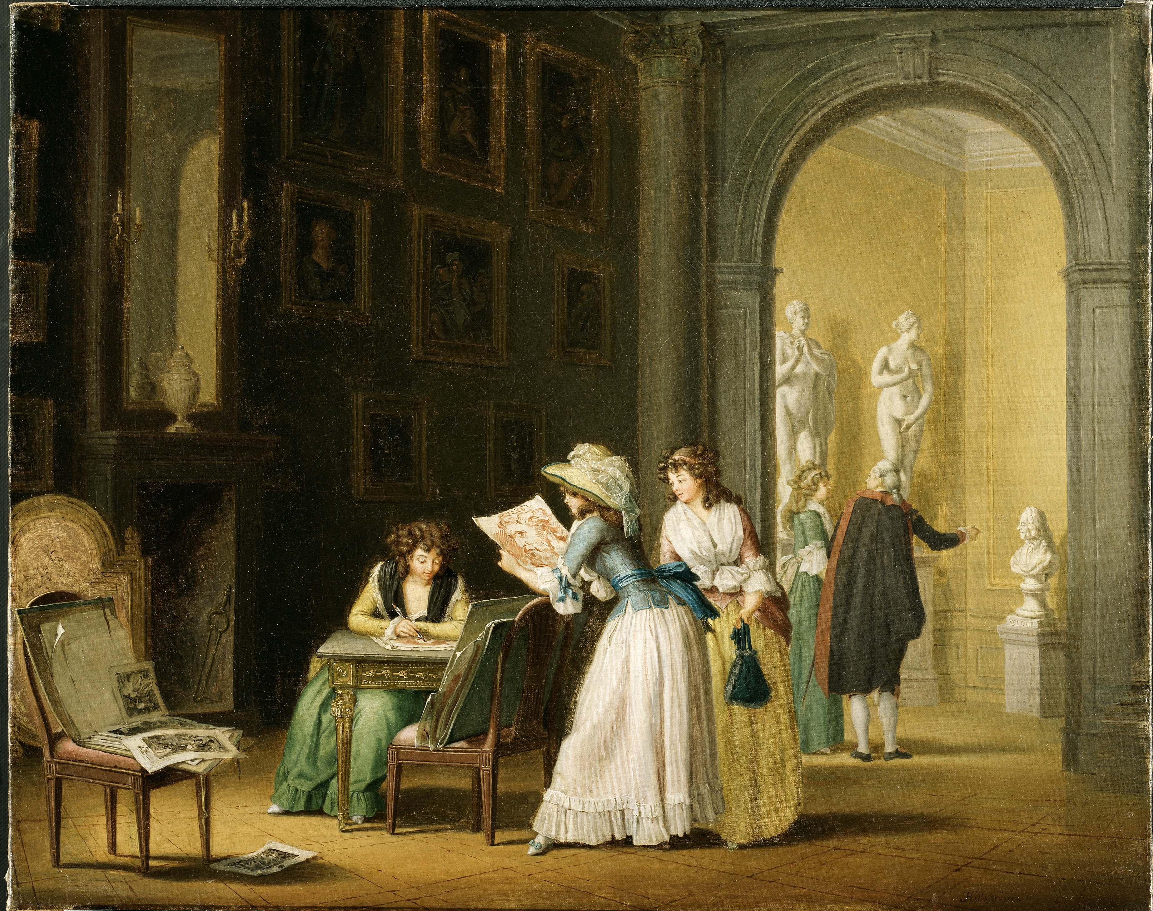 Interior from an Art Collection by Pehr Hilleström
