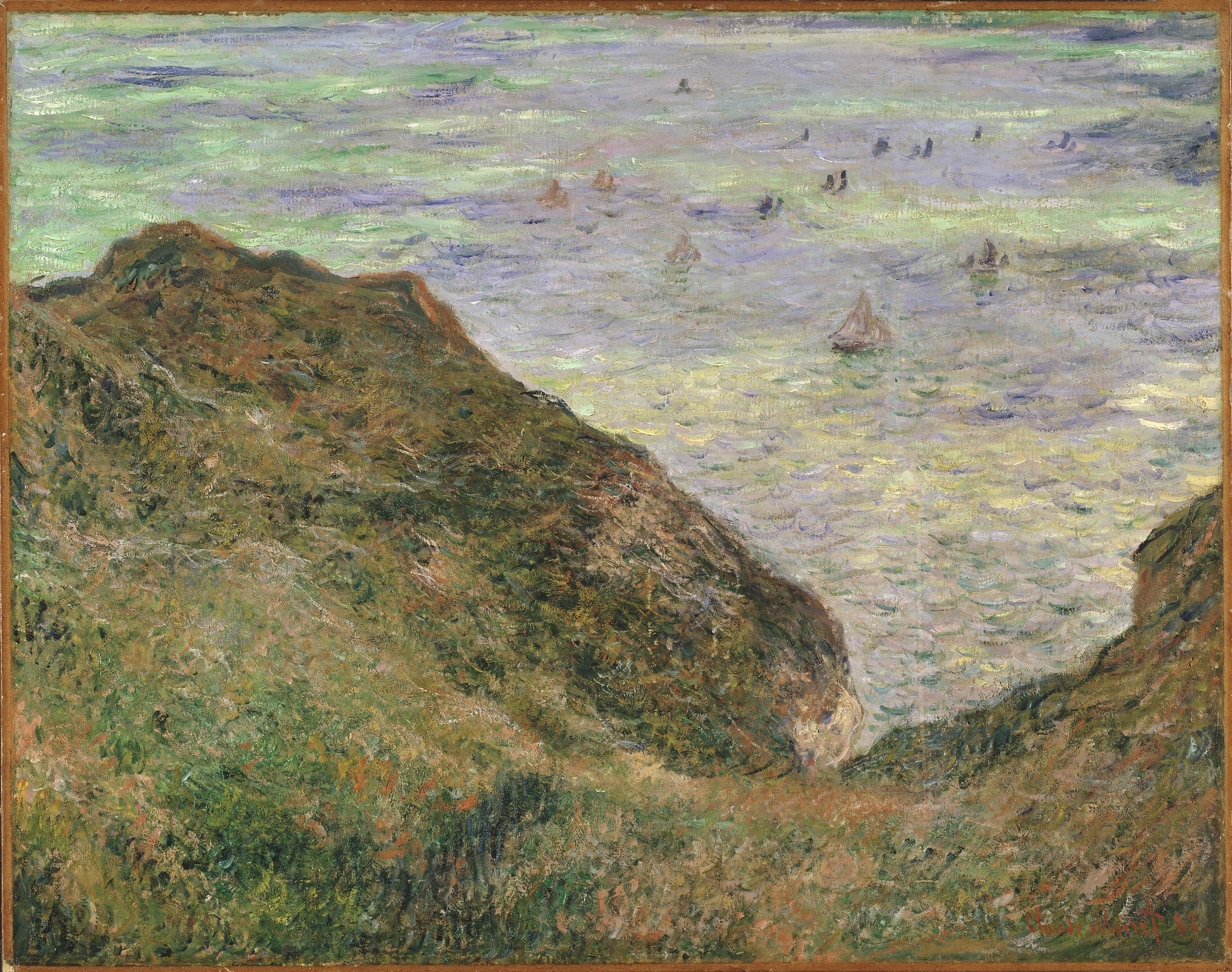 View over the Sea by Claude Monet