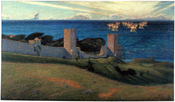 Vision. Scene from Visby by Richard Bergh