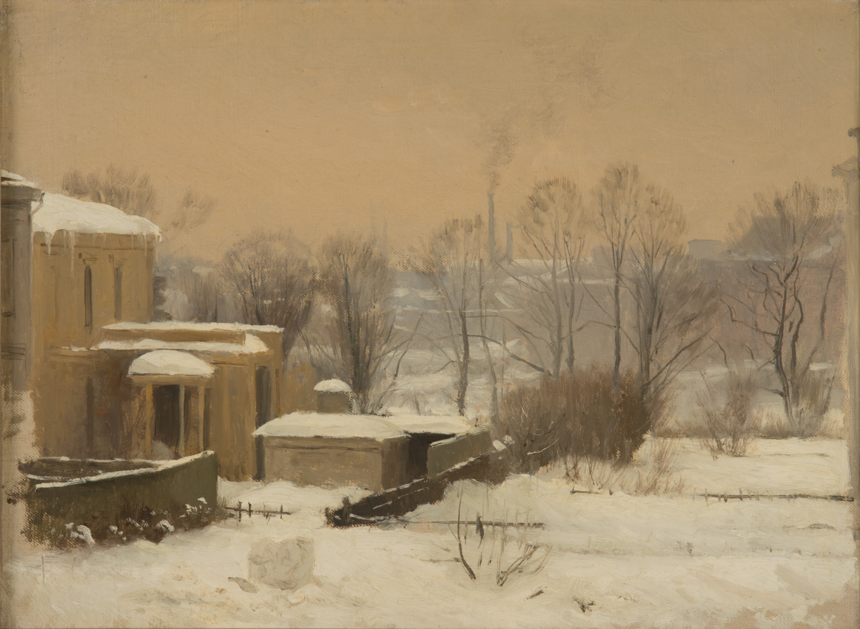 Urban Snow. Study by Gustaf Rydberg