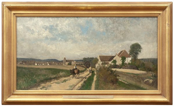 Landscape near Grez-sur-Loing by Oskar Emil Törnå