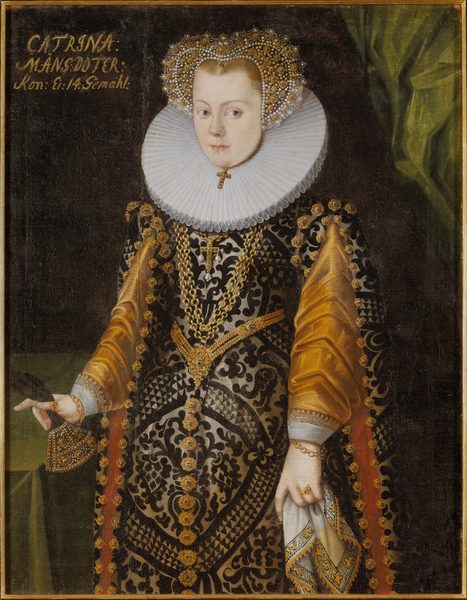 Okänd kvinna, tidigare kallad Elisabet, 1549-1597, prinsessa av Sverige, hertiginna av Mecklenburg by Unidentified painter