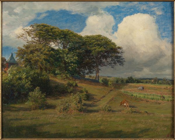 Beeches at the Dagsås Church, Halland by Niels Skovgaard