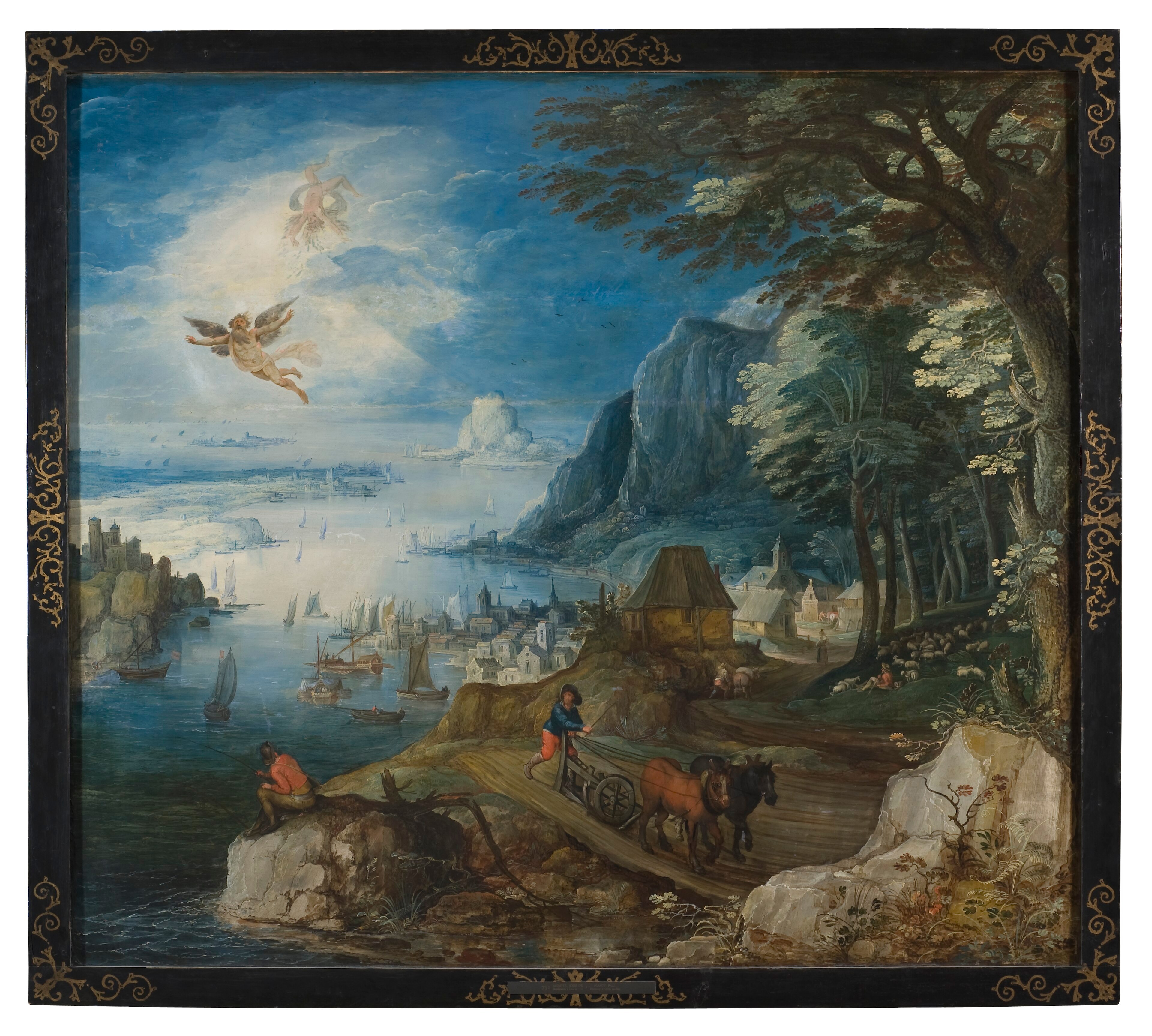 Landscape with the Fall of Icarus by Joos de Momper the Younger