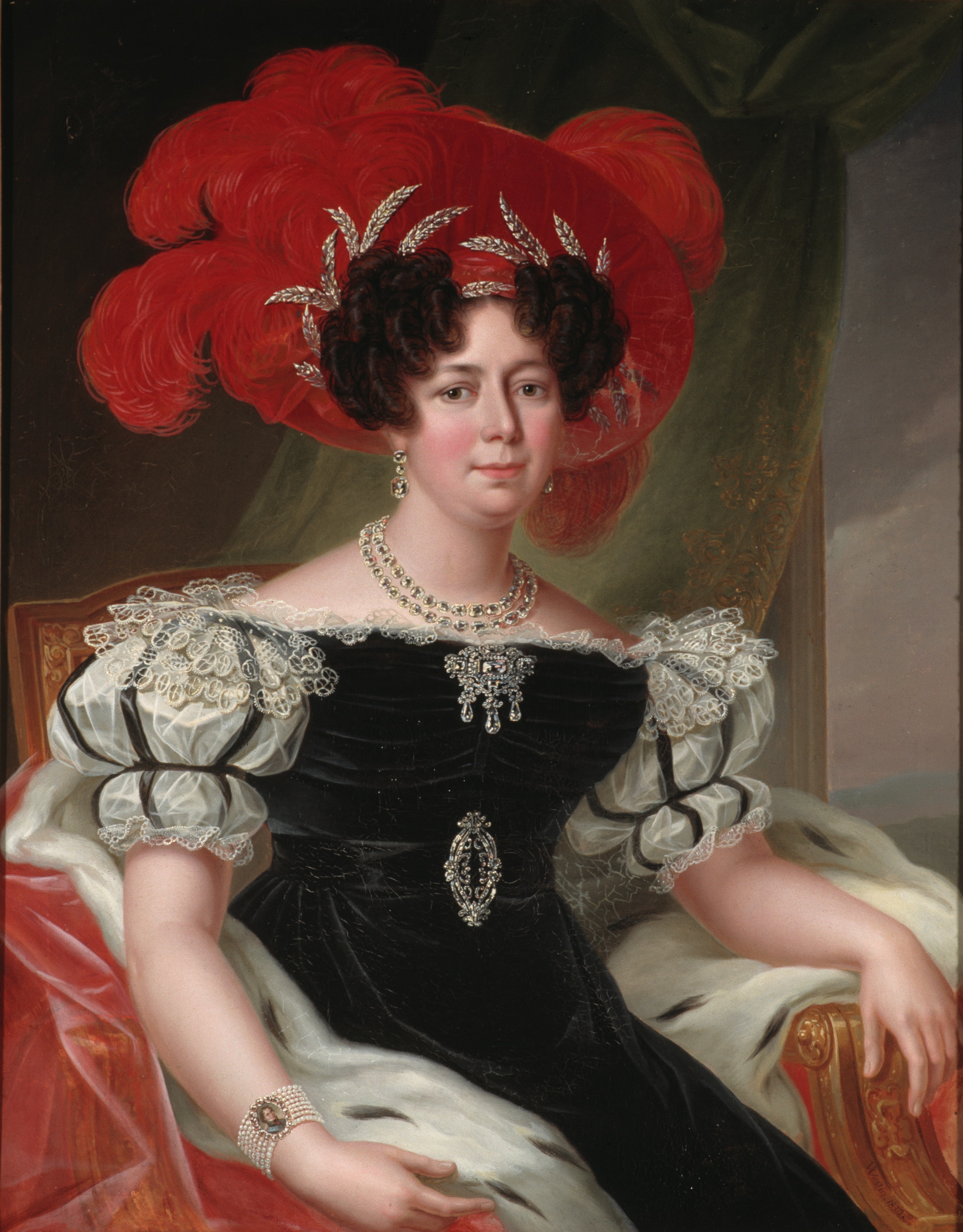 Desideria, 1781-1860, drottning av Sverige och Norge, gift med Karl XIV Johan by Fredric Westin