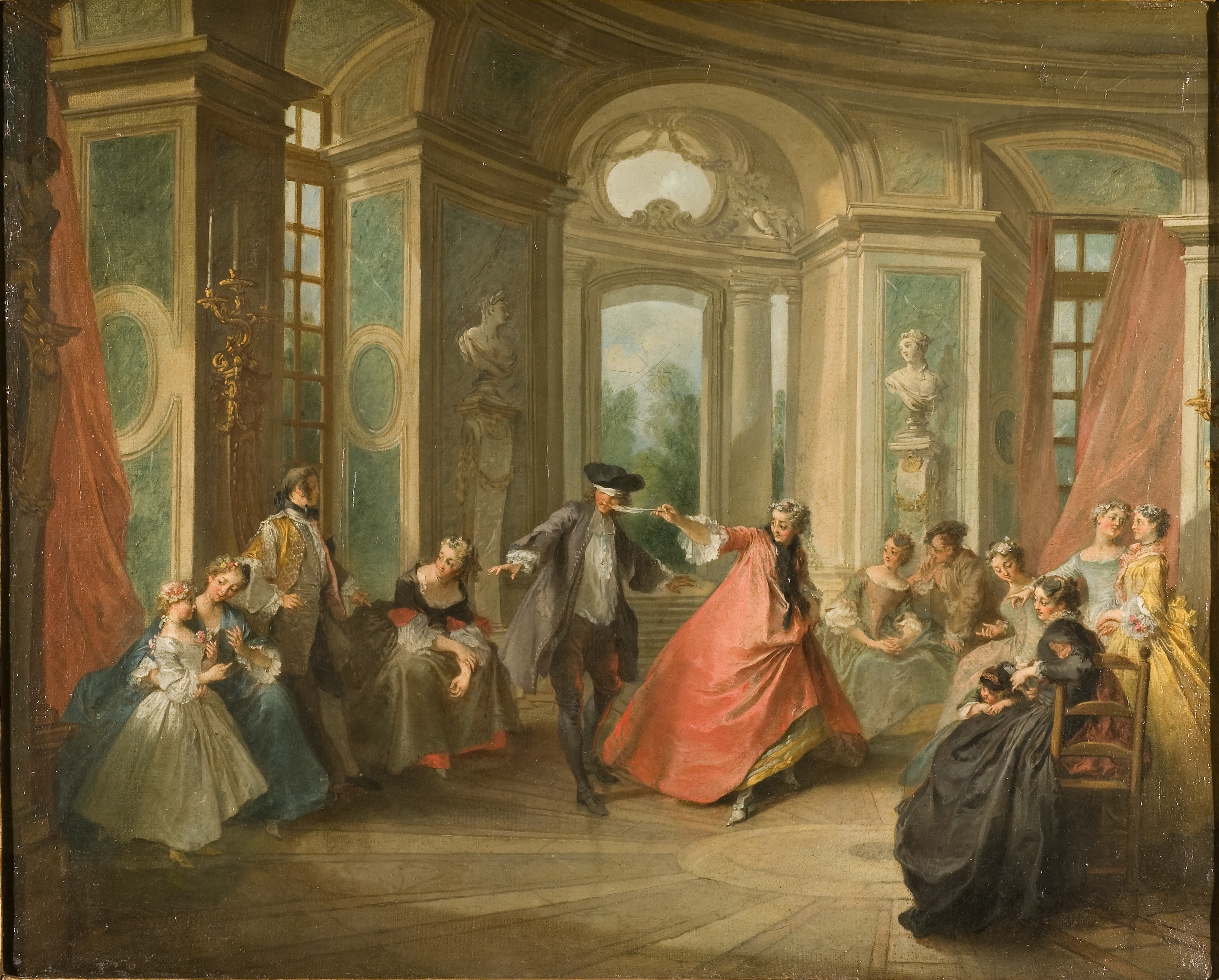 Blind Man's Buff by Nicolas Lancret