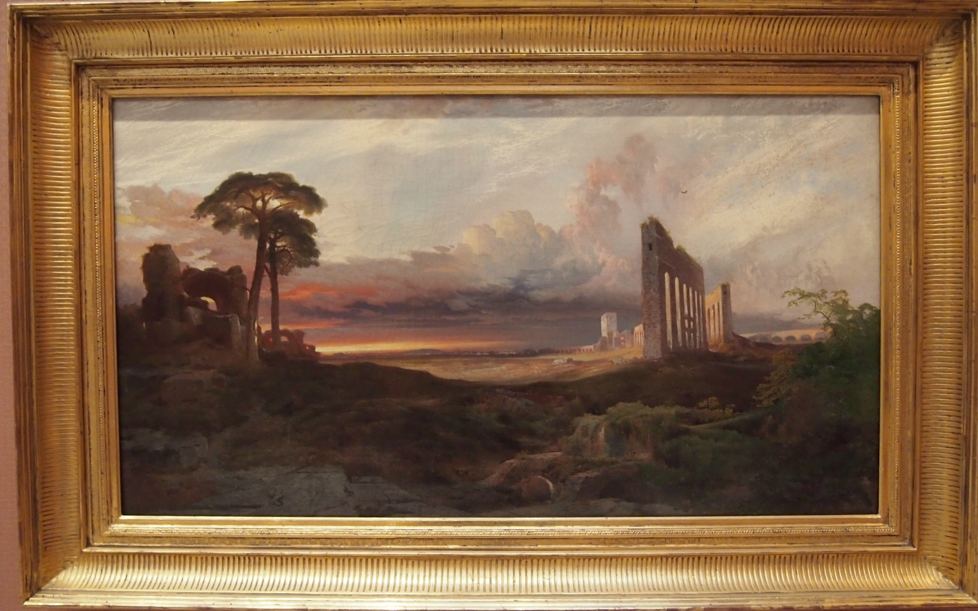 Opus 24: Rome, from the Campagna, Sunset by Thomas Moran