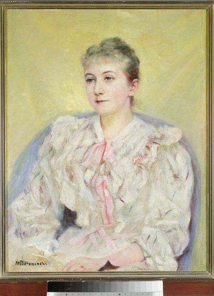 Portrait of a woman by Władysław Podkowiński