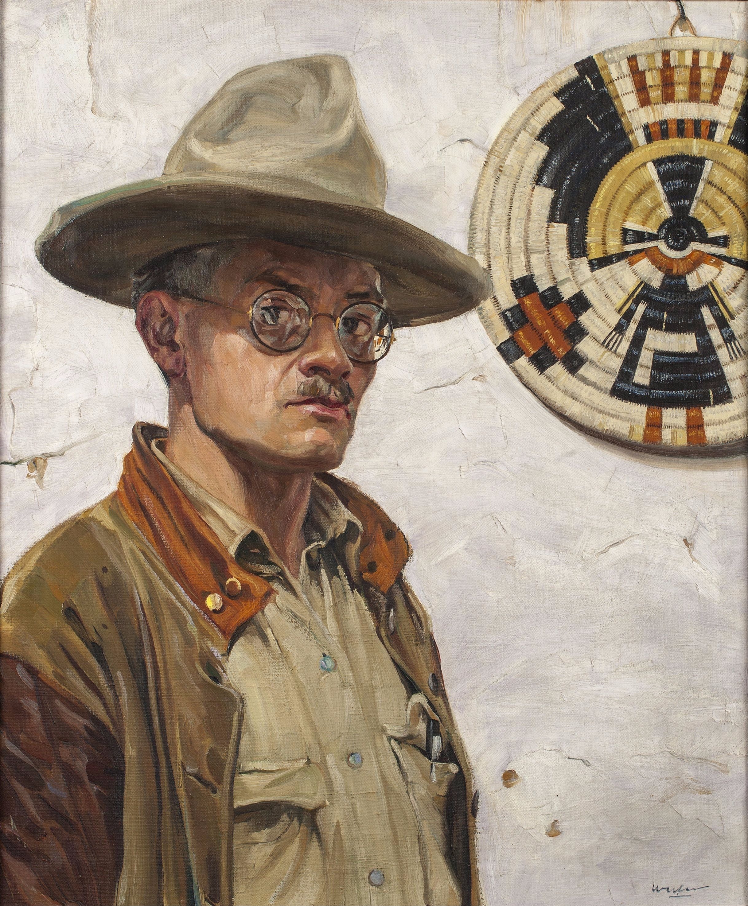 Self-portrait by Walter Ufer
