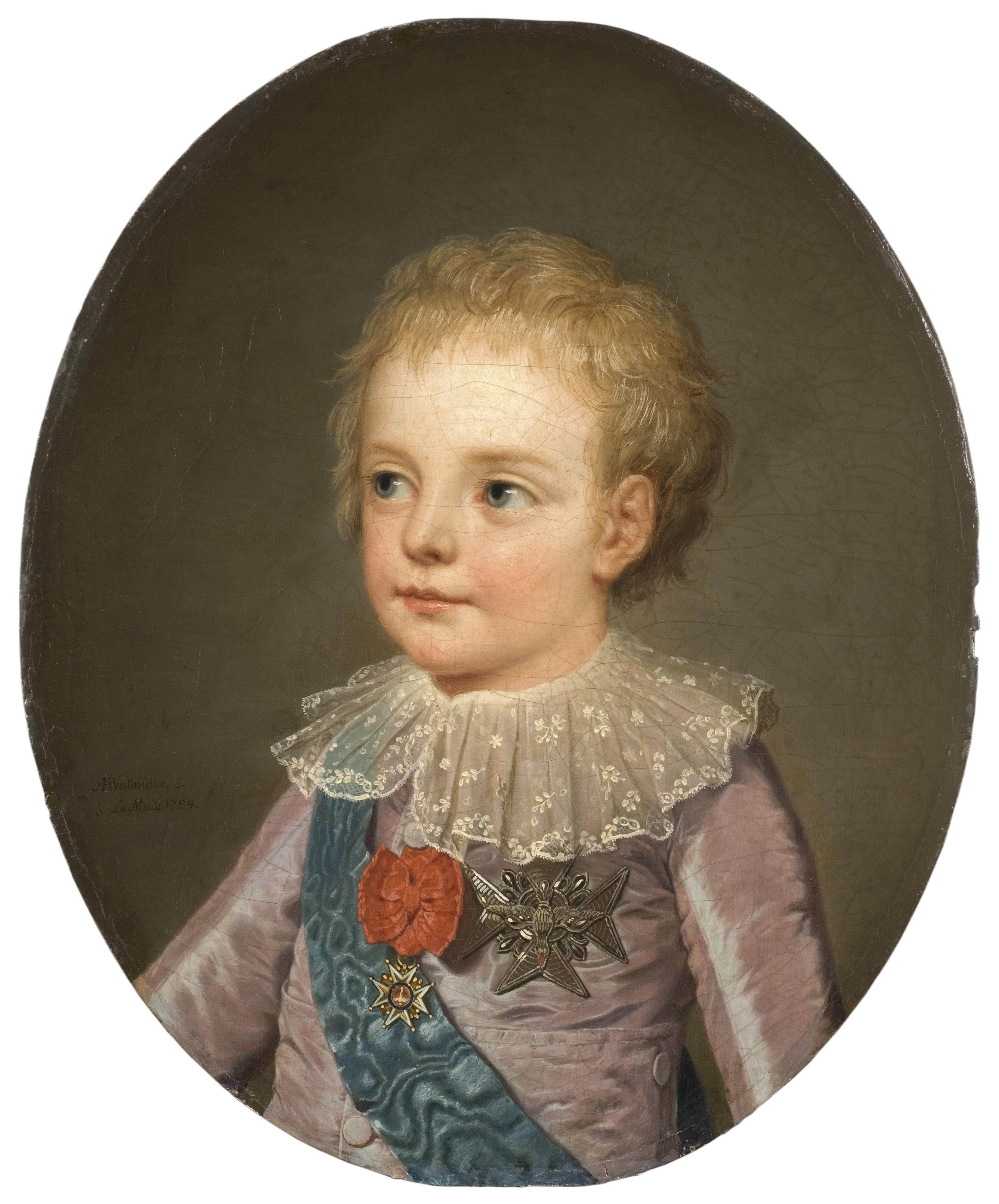 Crownprince, Le Dauphin, Louis-Joseph-Xavier-François of France (1781-1789) by Adolf Ulrik Wertmüller