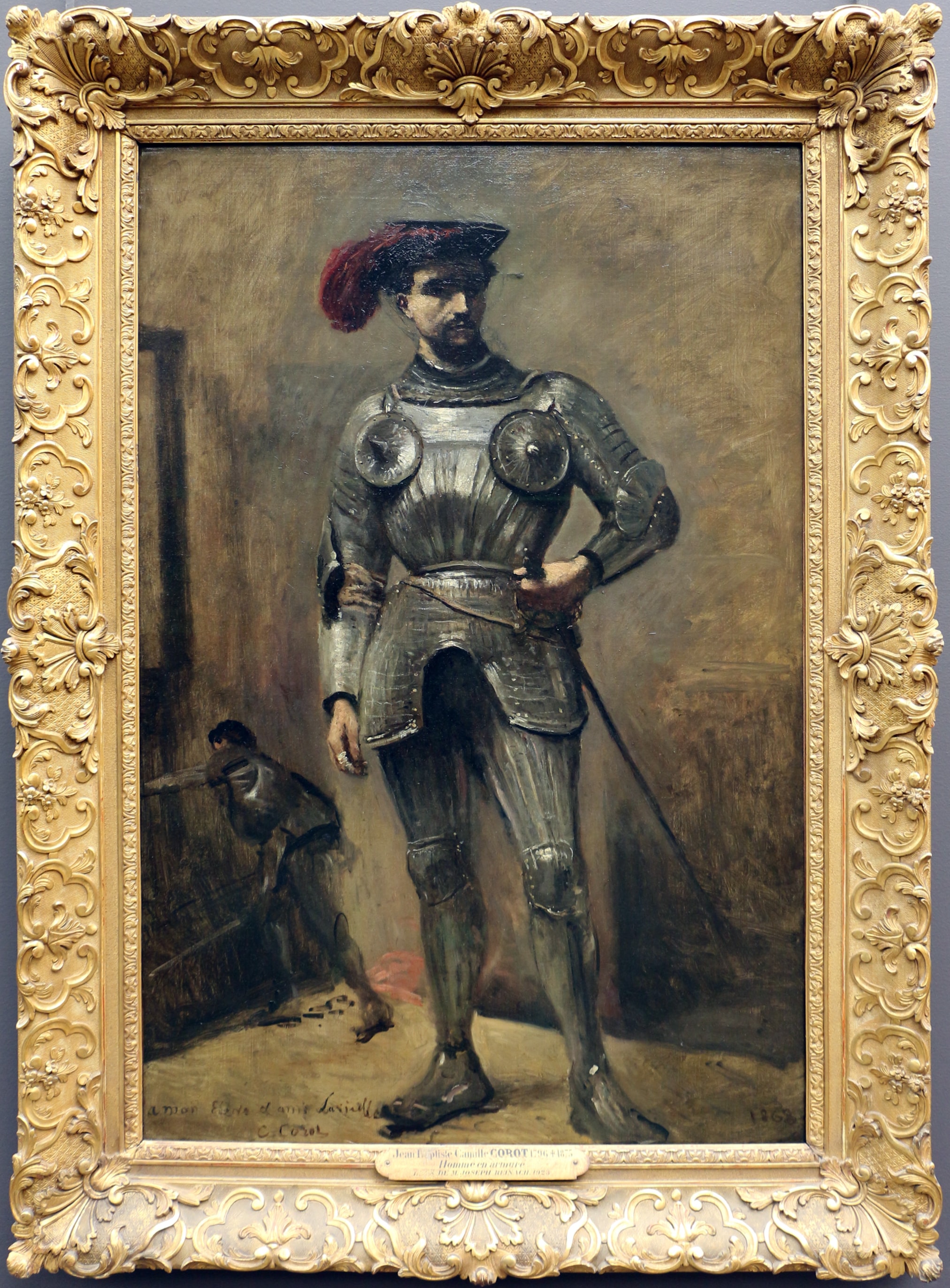 Camille corot, l'uomo in armatura detto anche il cavaliere, 1868 by Sailko