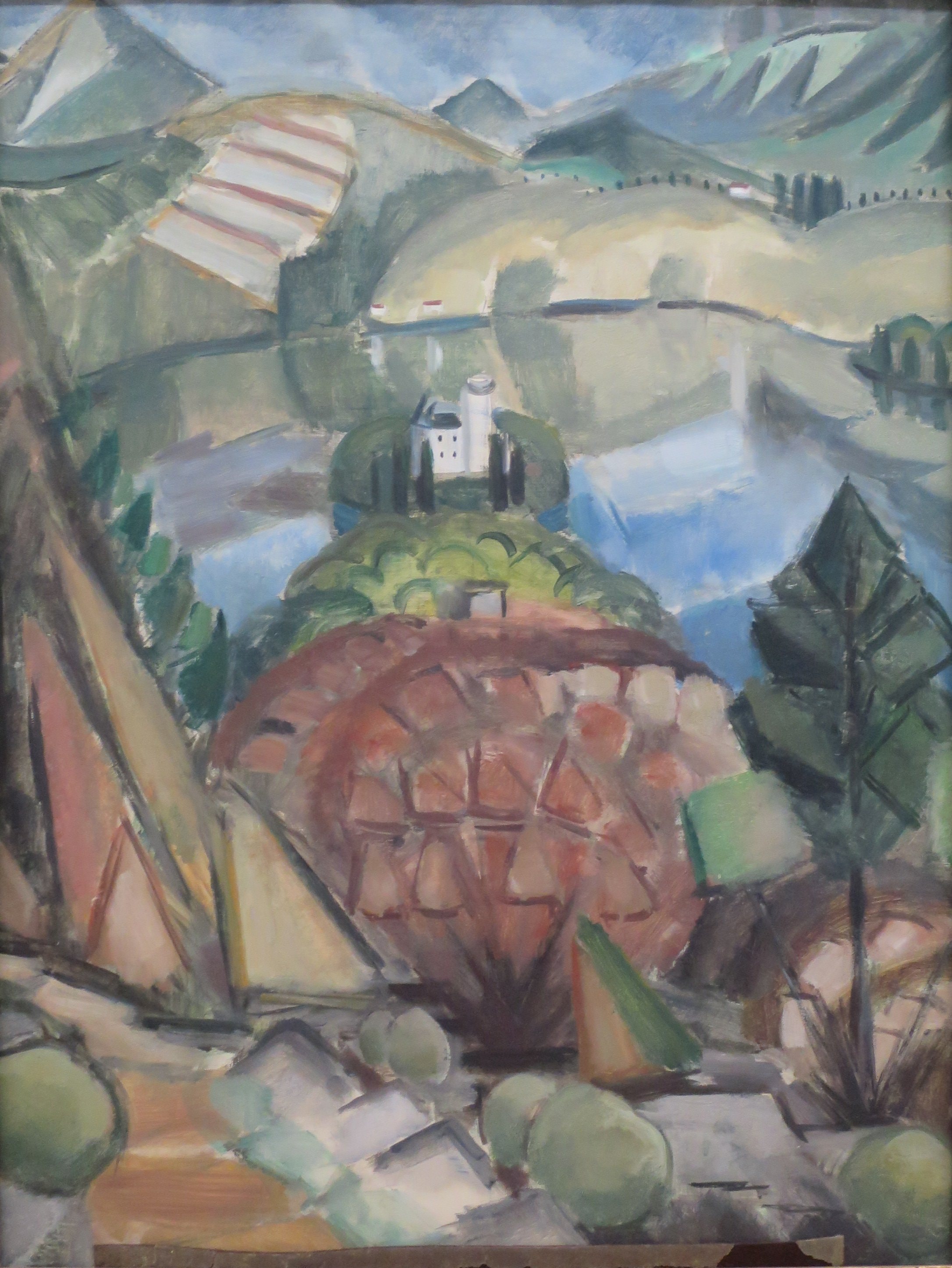 'Lake' by Henri Le Fauconnier, 1911, Hermitage Museum by Henri Le Fauconnier