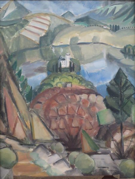'Lake' by Henri Le Fauconnier, 1911, Hermitage Museum by Henri Le Fauconnier