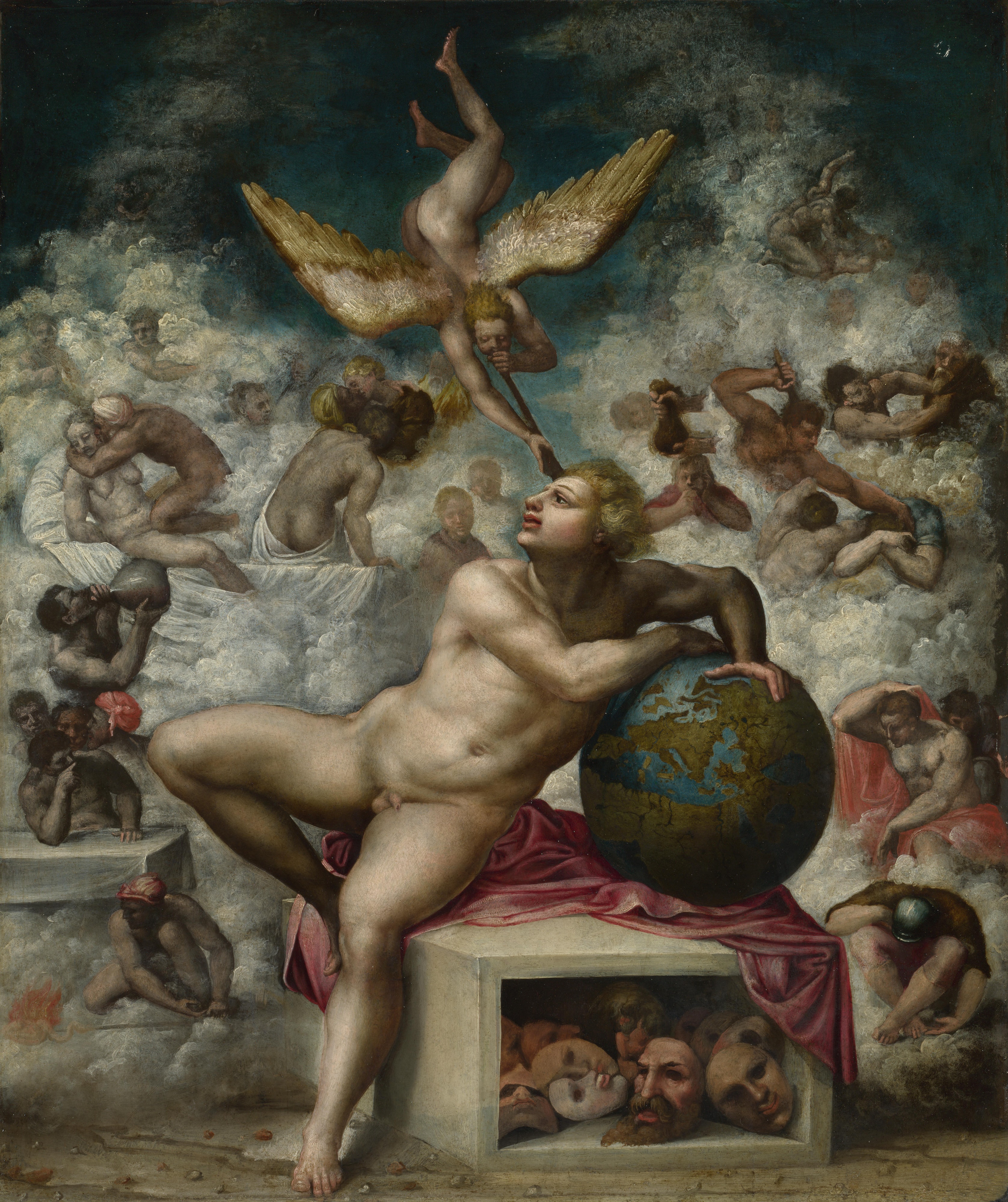 The Dream of Human Life by Michelangelo