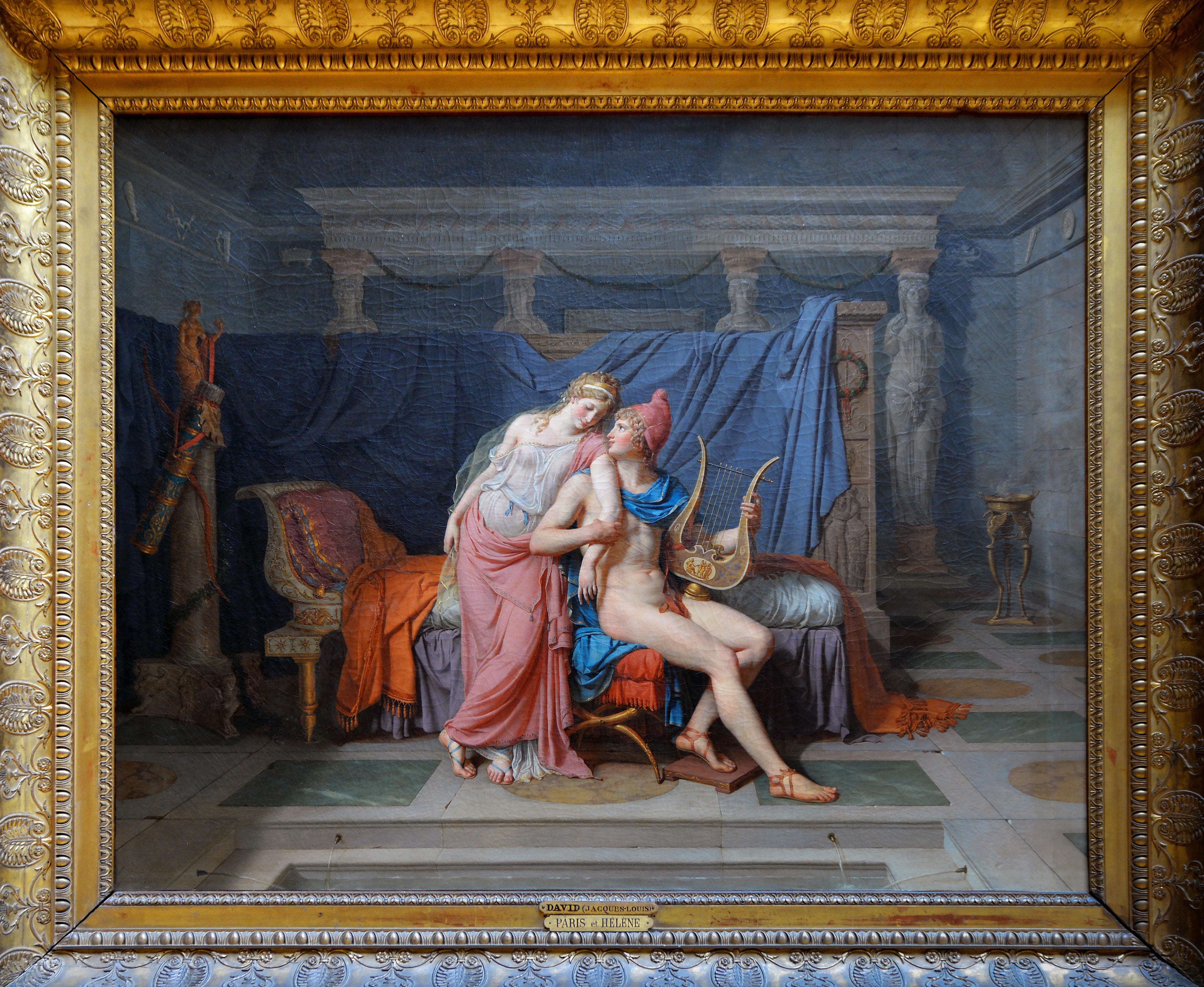 Paris and Helen by Jacques-Louis David