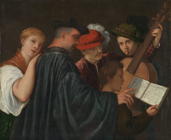 The Music Lesson by Titian