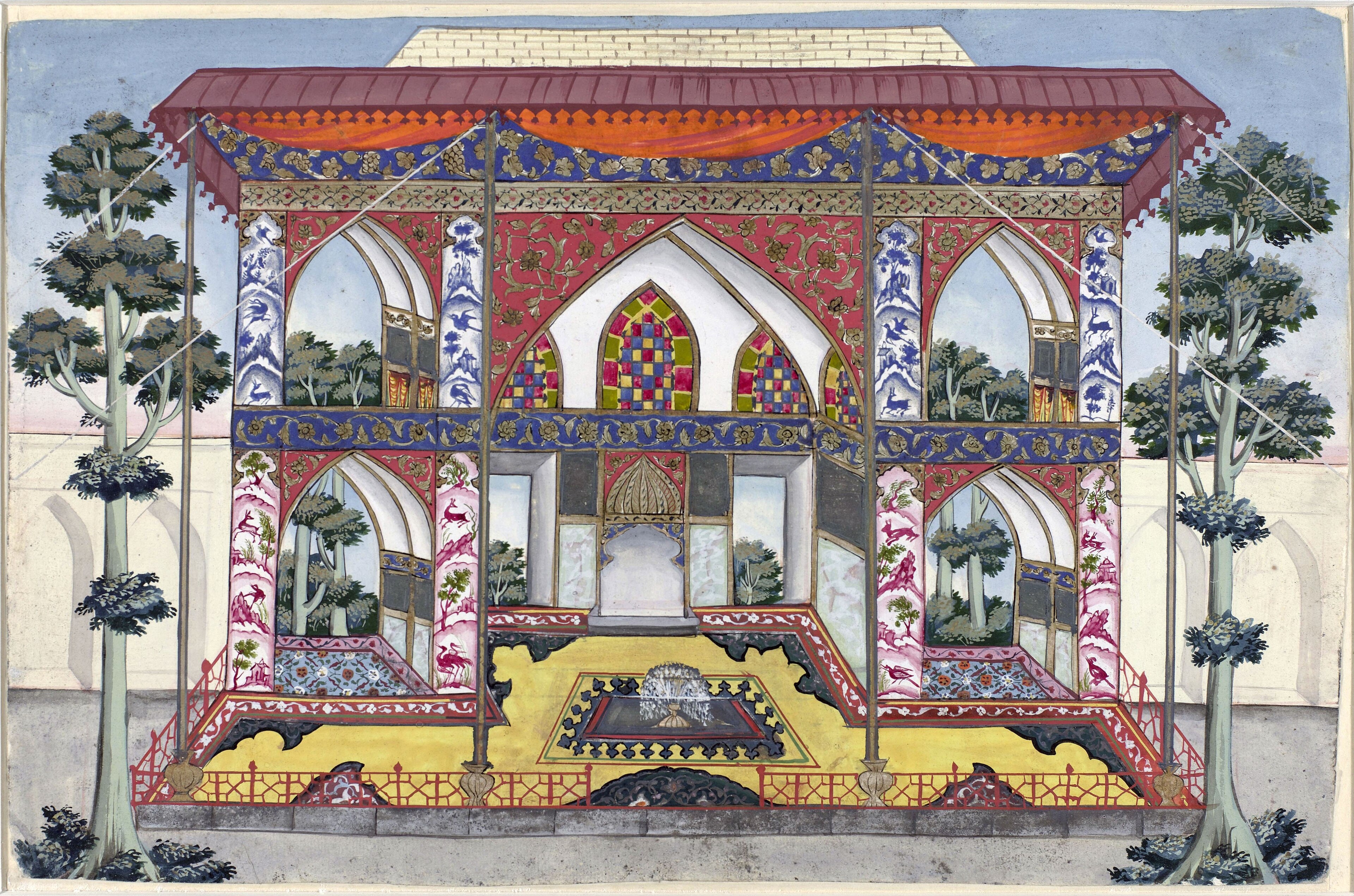 Private Diwan (Court building) of Shah Safi I of Persia by Anonymous Unknown author