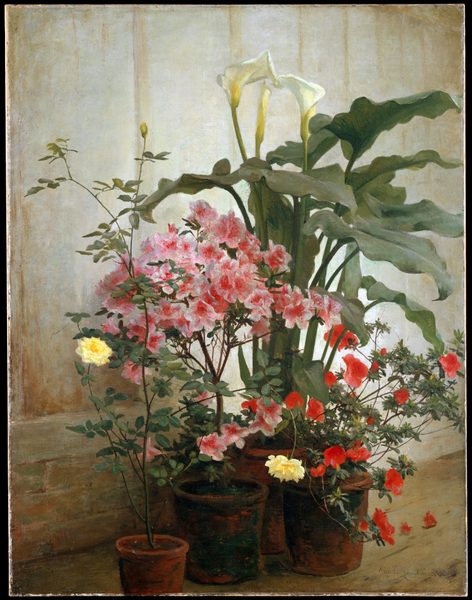 Side of a Greenhouse by George Cochran Lambdin