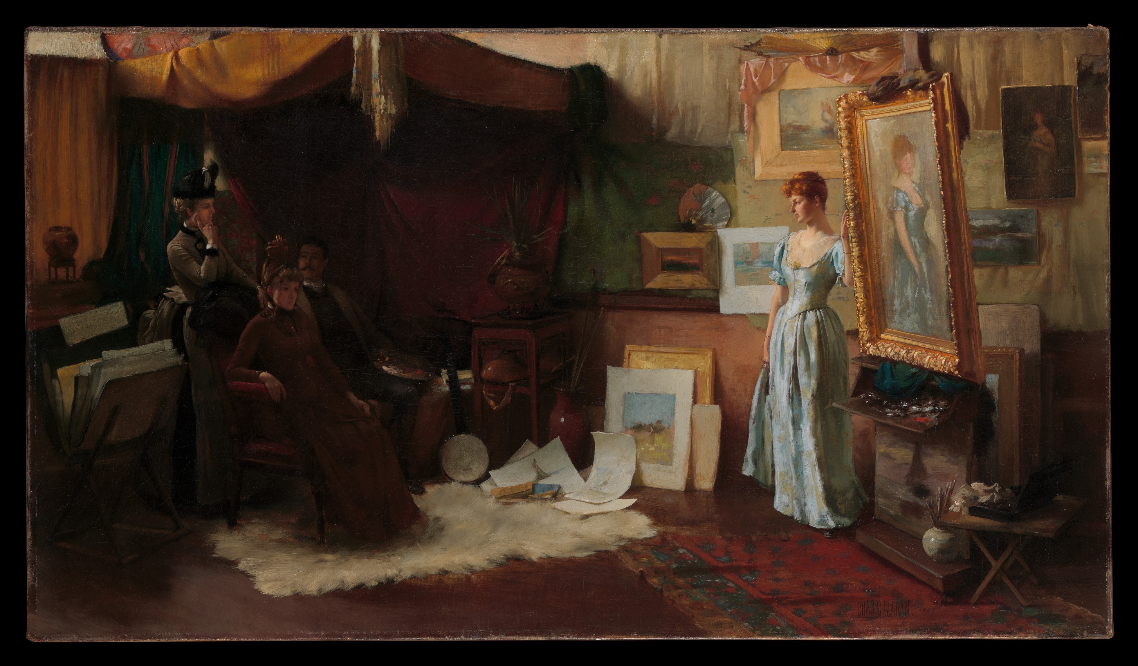 Fair Critics by Charles Courtney Curran