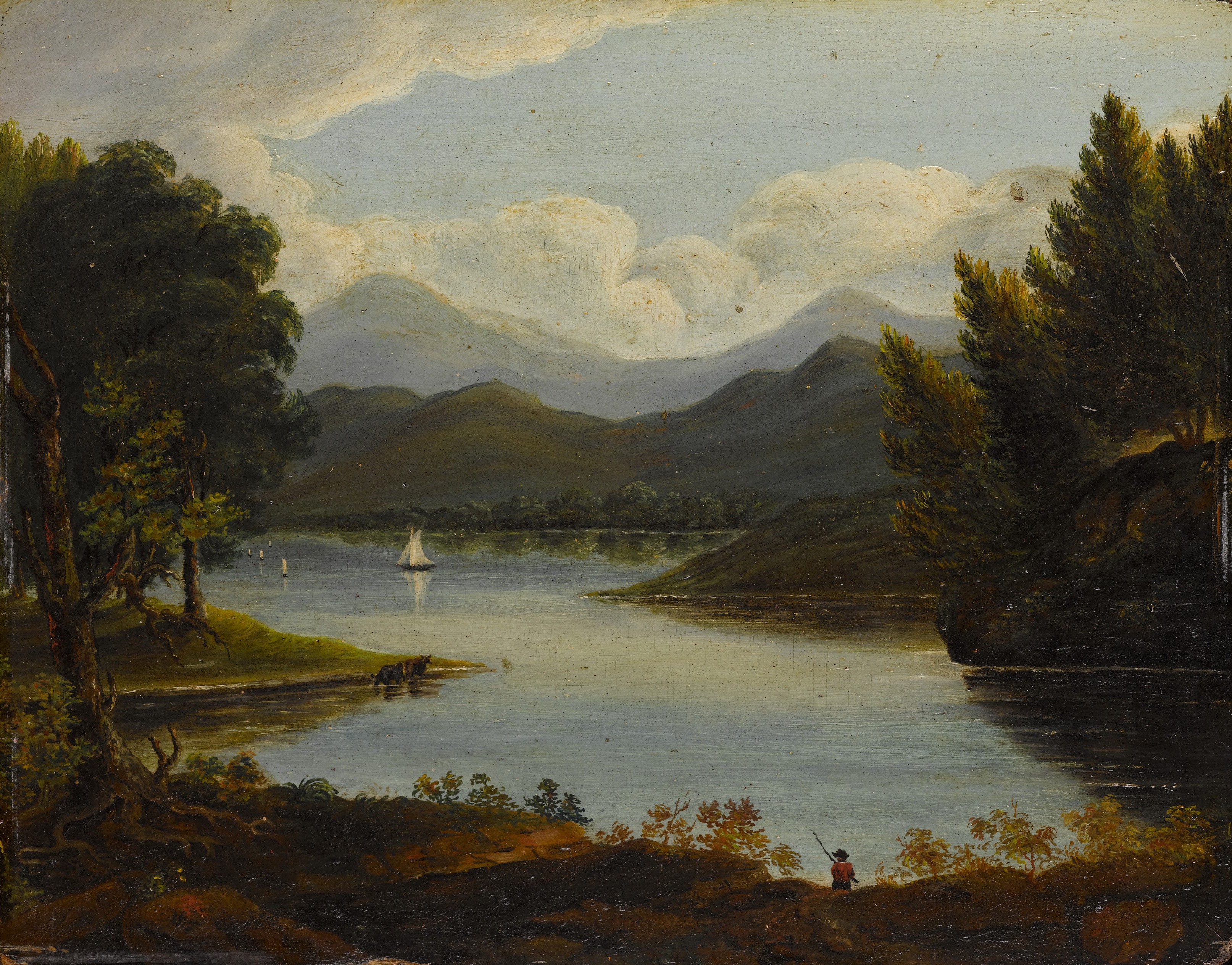 Hudson River Scene by Victor de Grailly