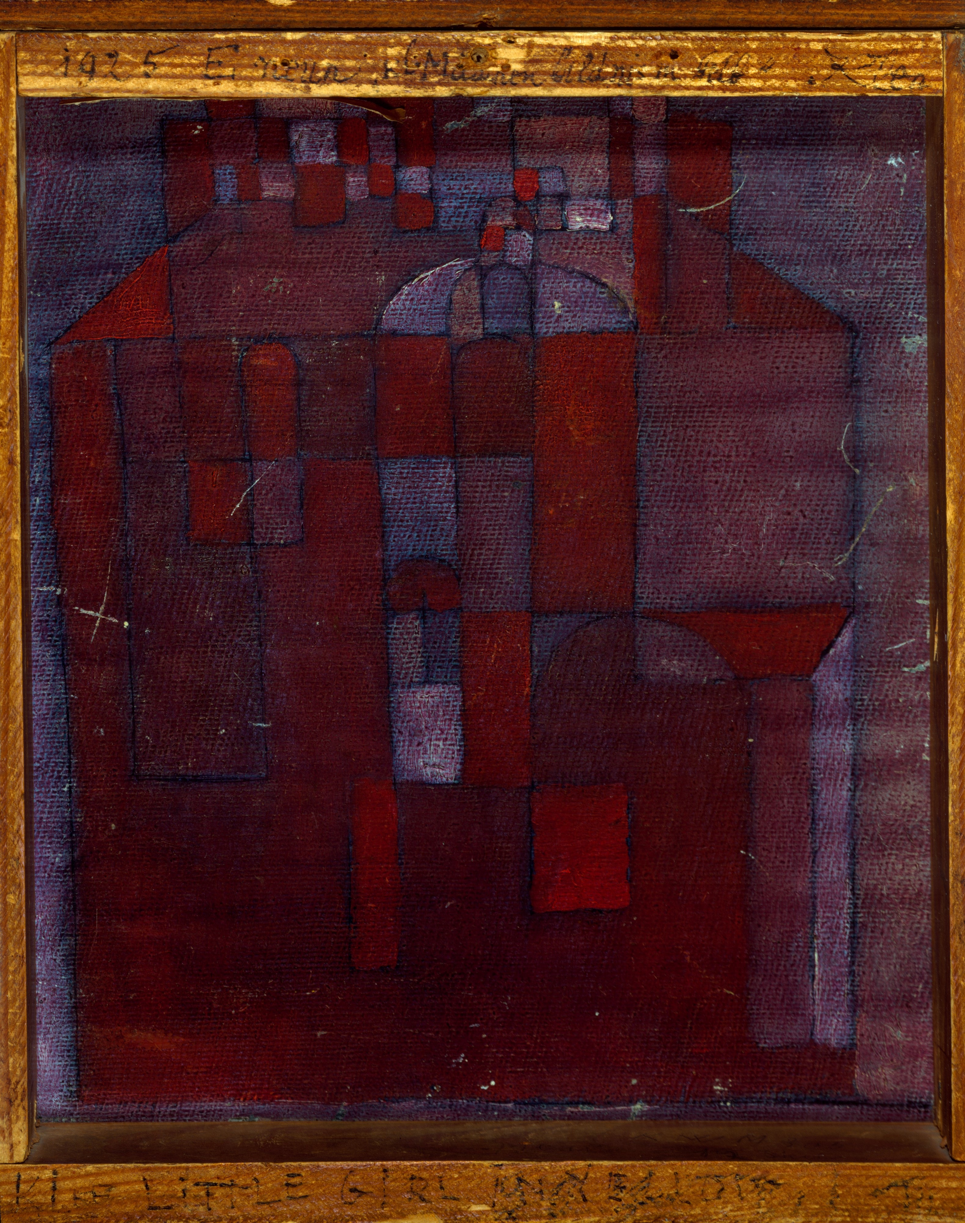Small Portrait of a Girl in Yellow by Paul Klee