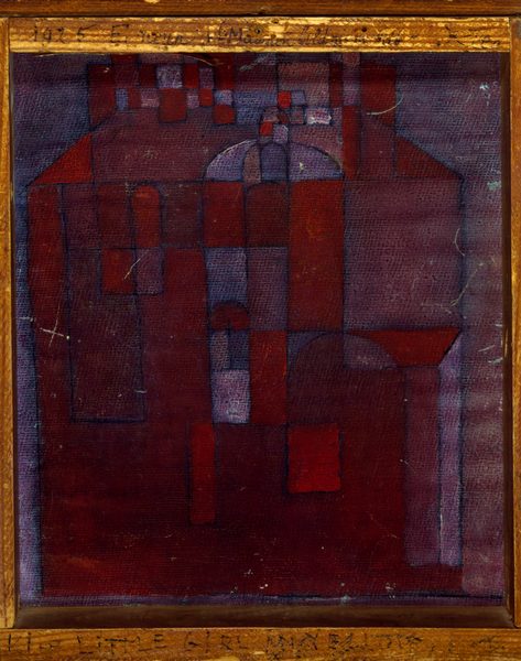 Small Portrait of a Girl in Yellow by Paul Klee