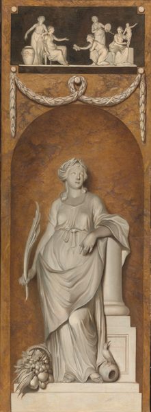 Painted Wall Hanging with Peace by Jurriaen Andriessen Rijksmuseum Amsterdam SK-A-5024 by Jurriaen Andriessen