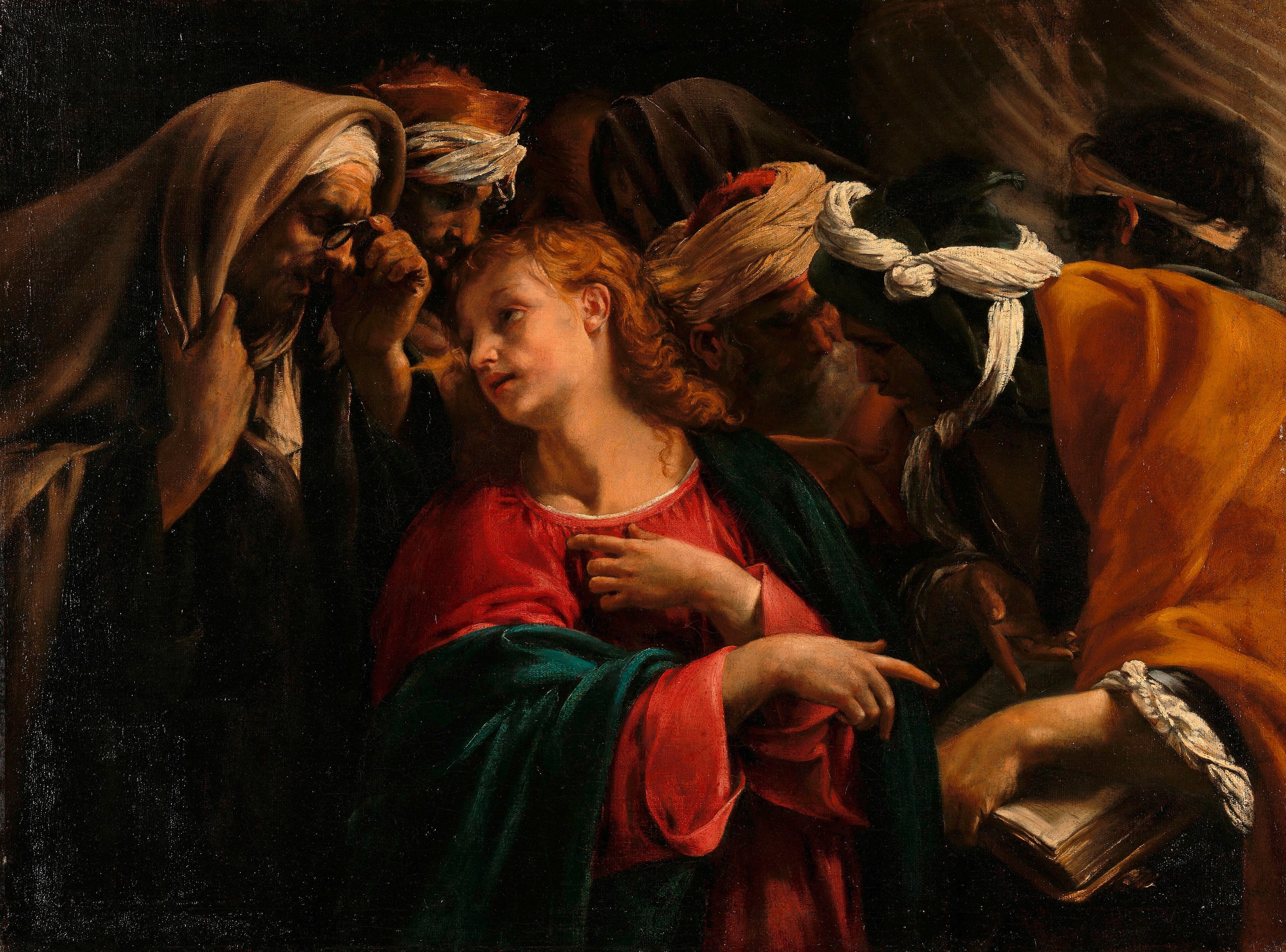 Christ among the Doctors by Orazio Borgianni Rijksmuseum Amsterdam SK-C-1709 by Orazio Borgianni