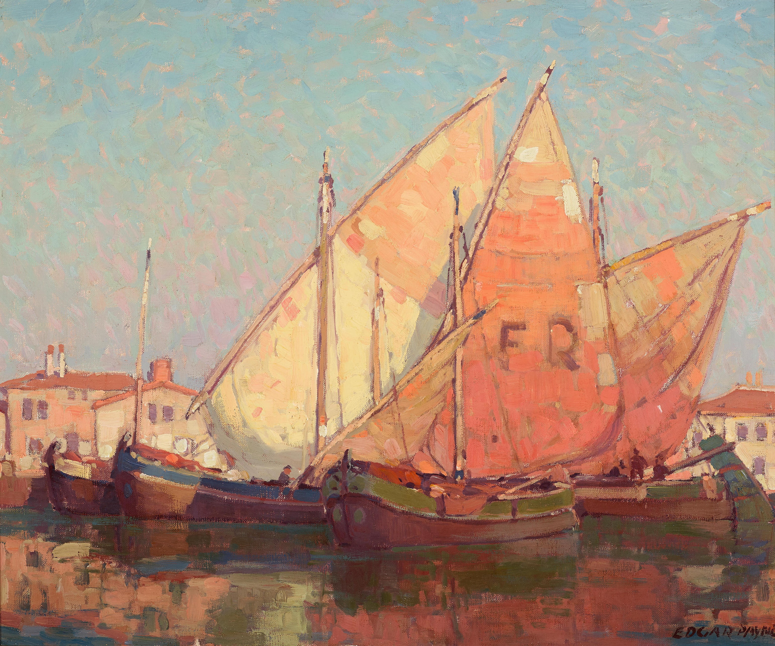 Italian Fishing Boats by Edgar Payne