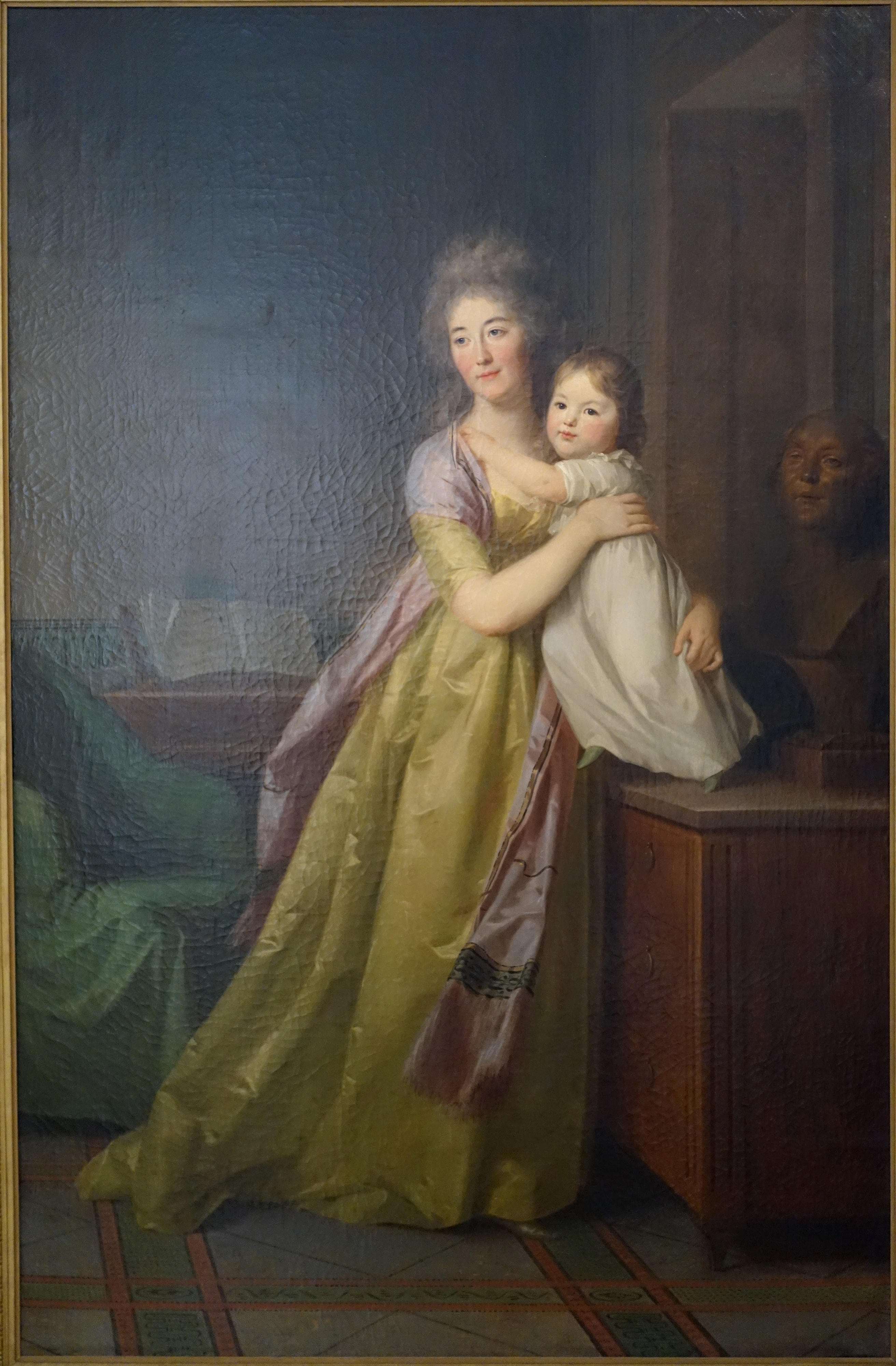 Cornelia Adrienne Countess Bose with her daughter, by Johann Friedrich August Tischbein, 1798, oil on canvas - Germanisches Nationalmuseum - Nuremberg, Germany - DSC03438 by Daderot