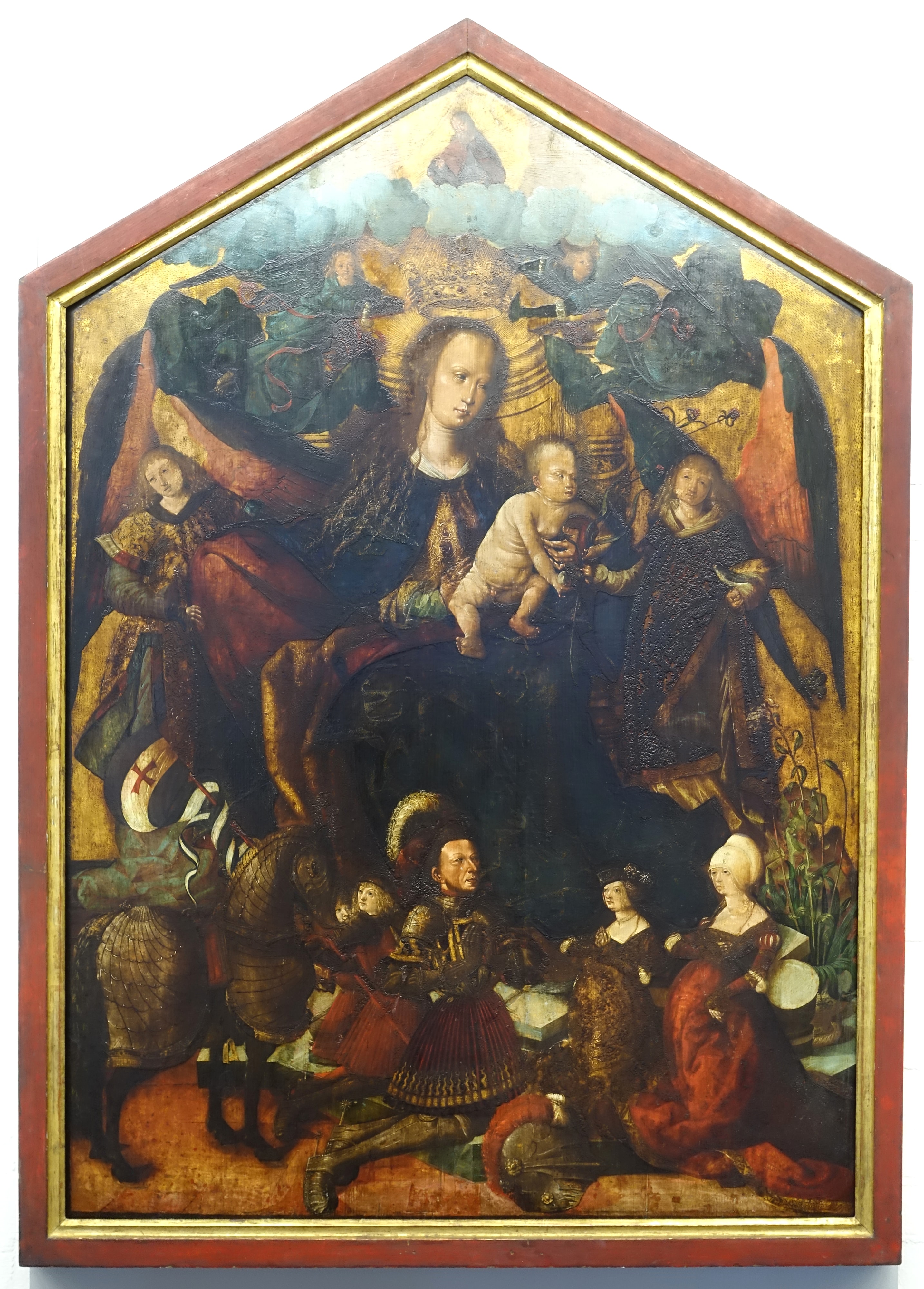 Mary as Queen of Heaven by Master of the Habsburgs