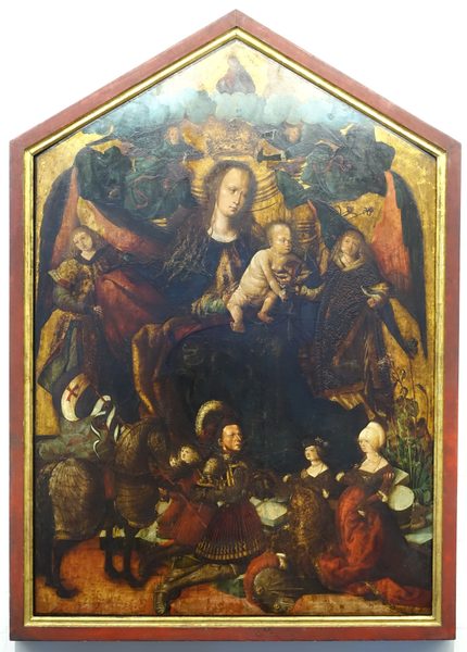 Mary as Queen of Heaven by Master of the Habsburgs