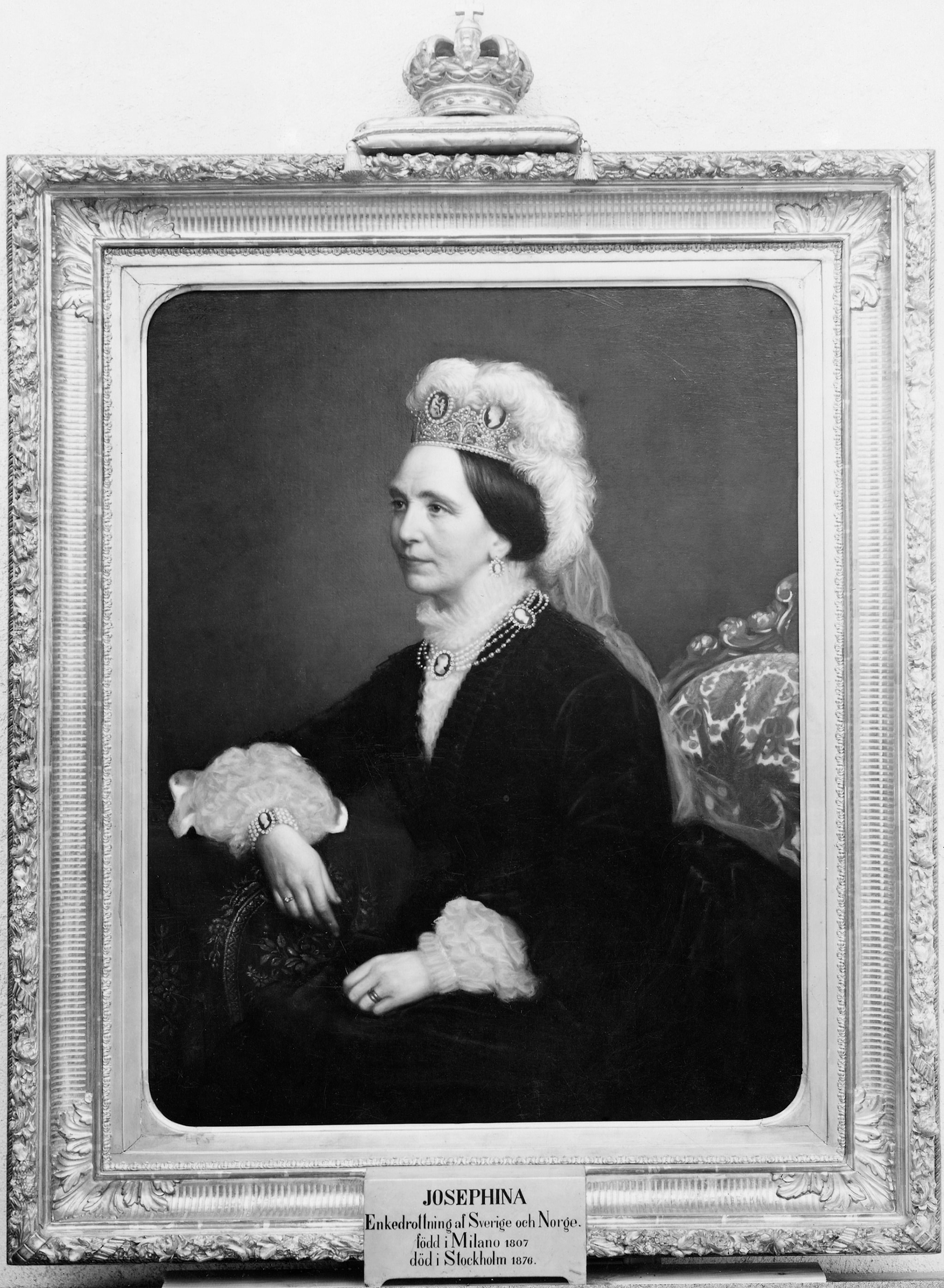 Josefina, 1807-1876, drottning , gift med Oskar I by Bertha Valerius