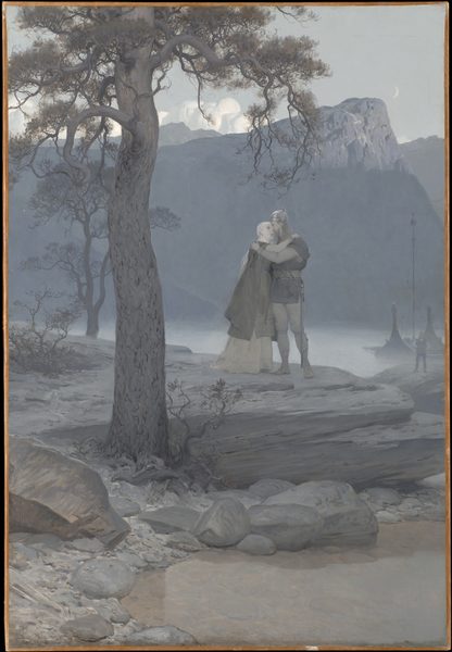 Avskedet (ur Frithiofs saga) by August Malmström