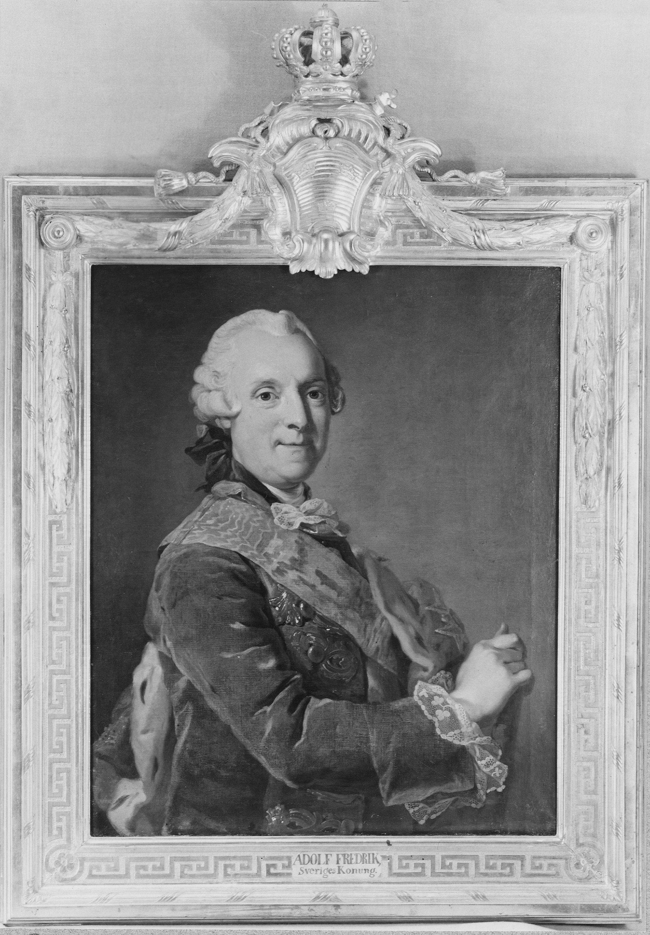 Adolf Fredrik, 1710-1771, konung av Sverige hertig av Holstein-Gottorp by Lorens Pasch the Younger