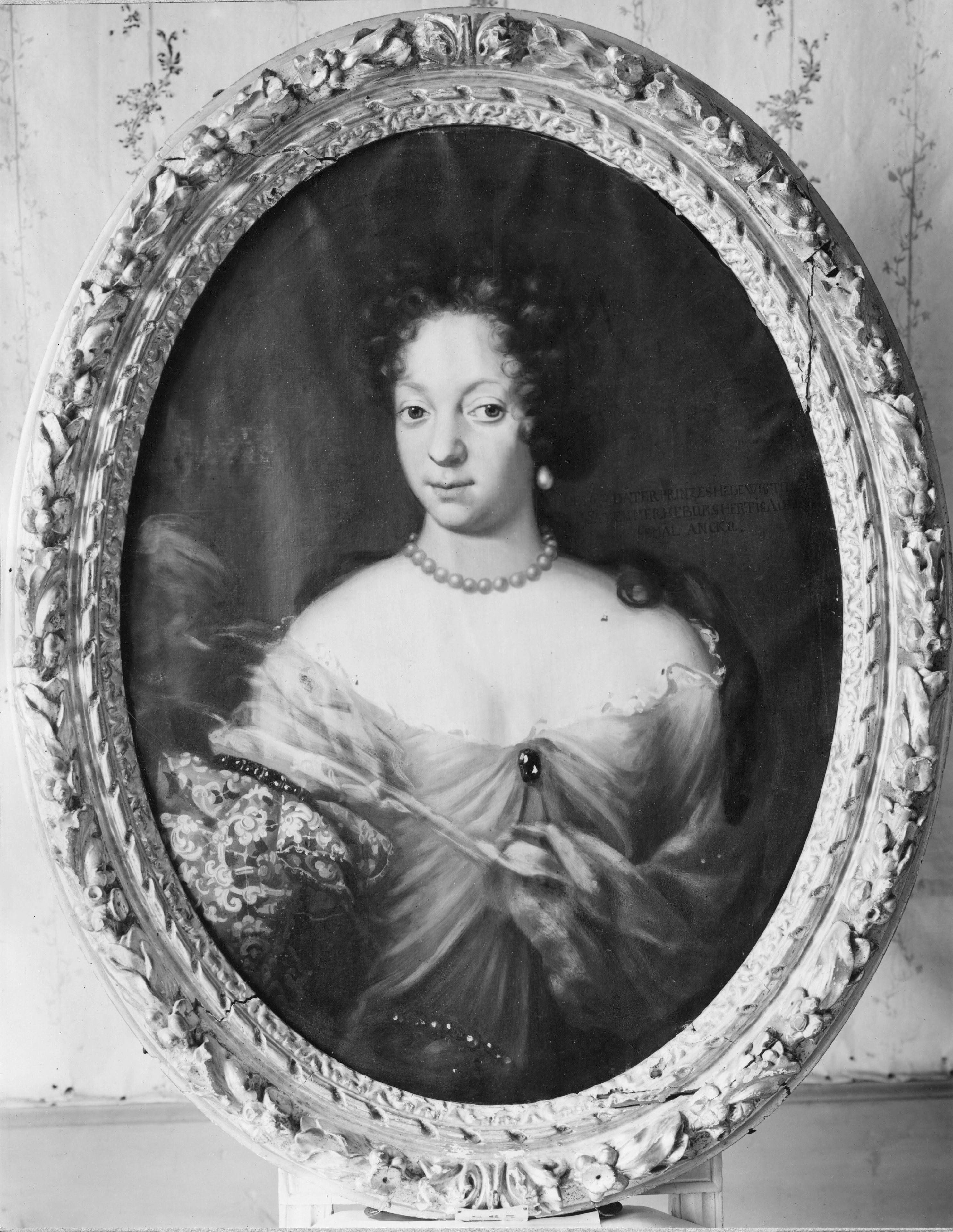 Hedvig, 1666-1755, prinsessa av Mecklenburg-Güstow hertiginna av Sachsen-Merseburg by David von Krafft