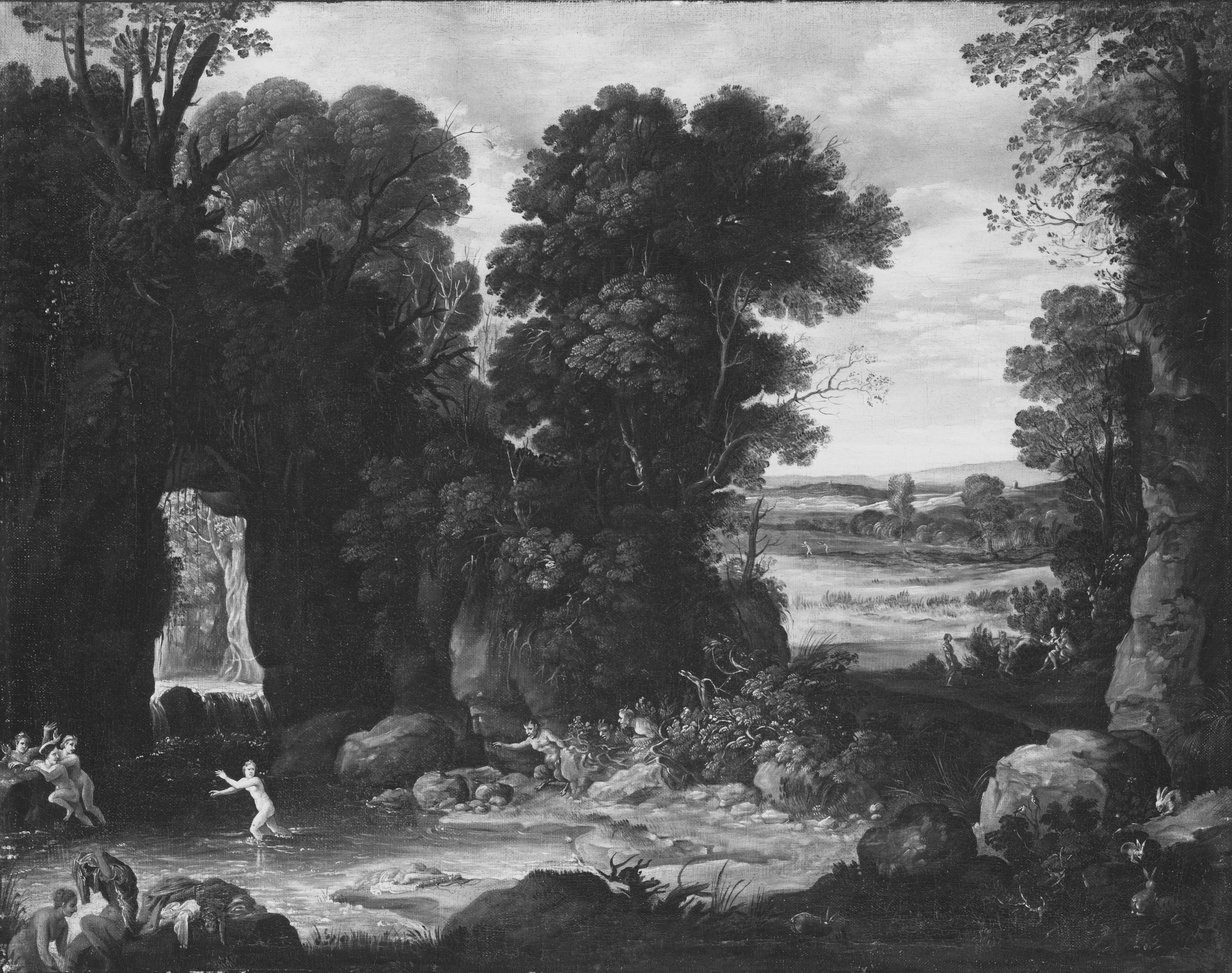 Landscape with Nymphs and Satyrs by Daniel Vertangen