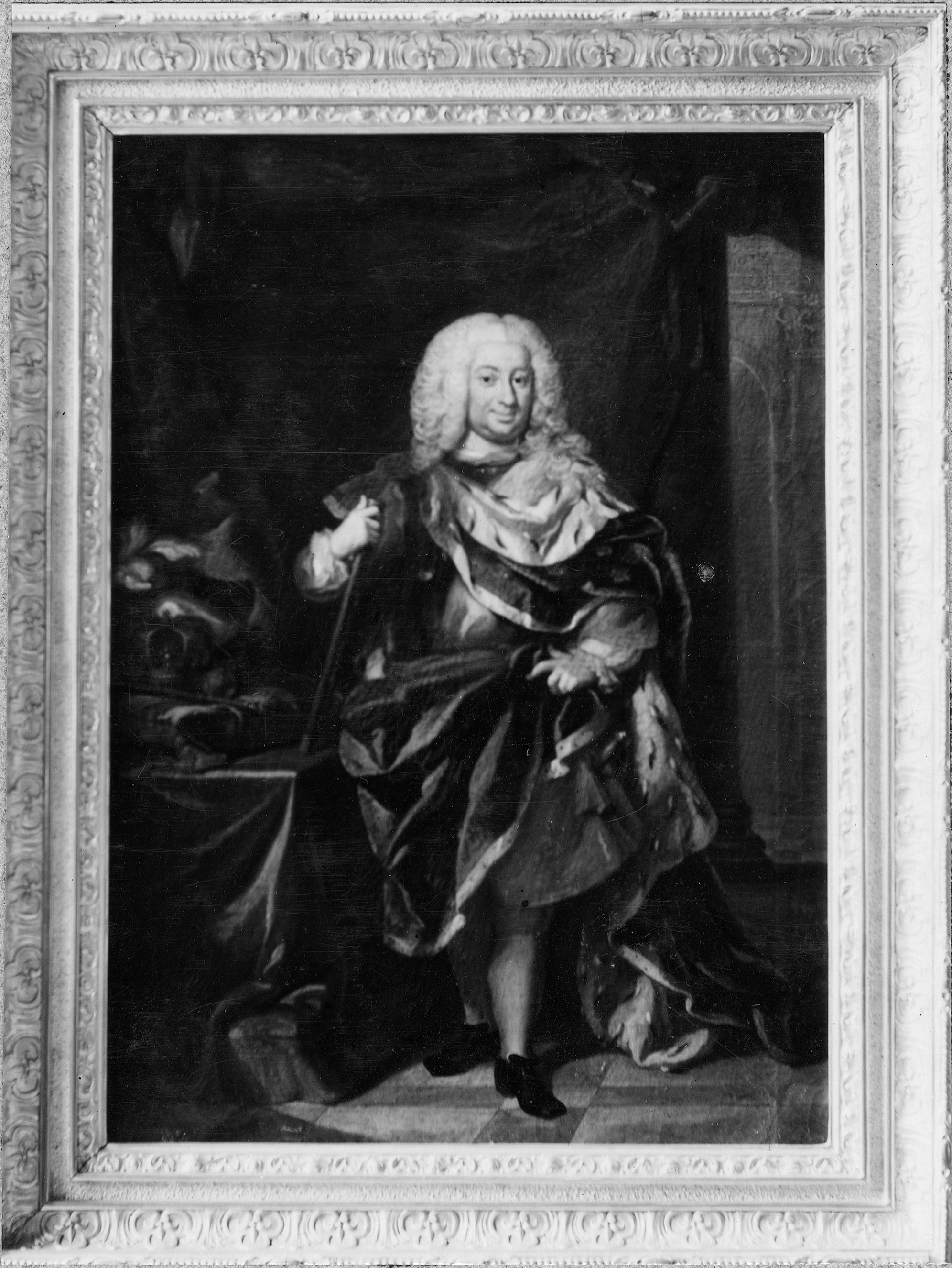 Fredrik I, 1676-1751, kung av Sverige by Georg Engelhard Schröder